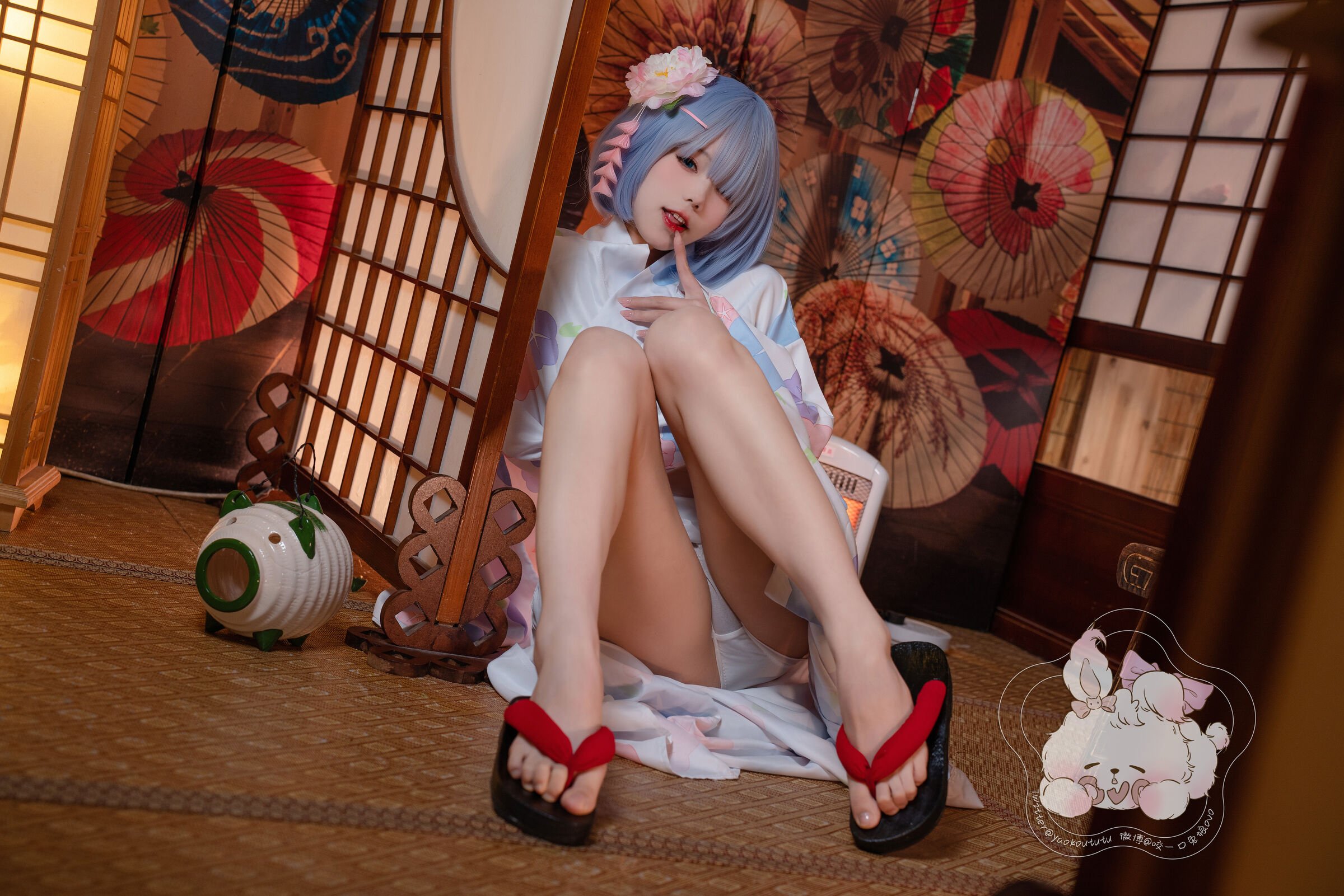 咬一口兔娘ovo - 蕾姆夏日祭