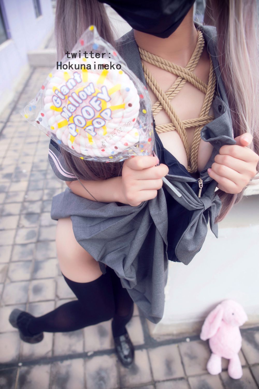Hokunaimeko] Siết chặt! Phơi bày! Áo tắm học đường của JK!
