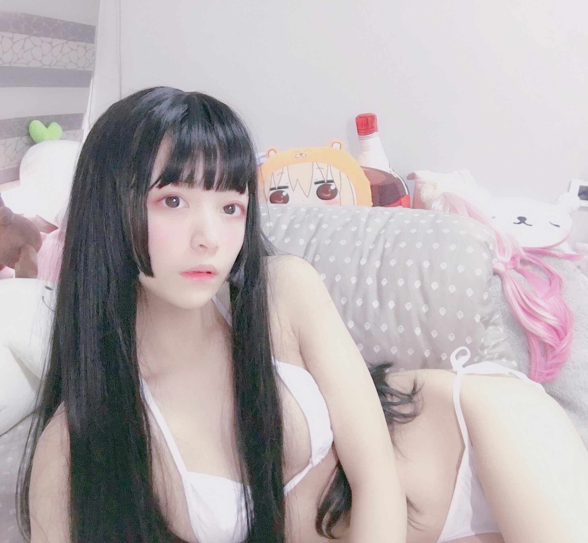 Xiao Nainai] White Silk Bikini