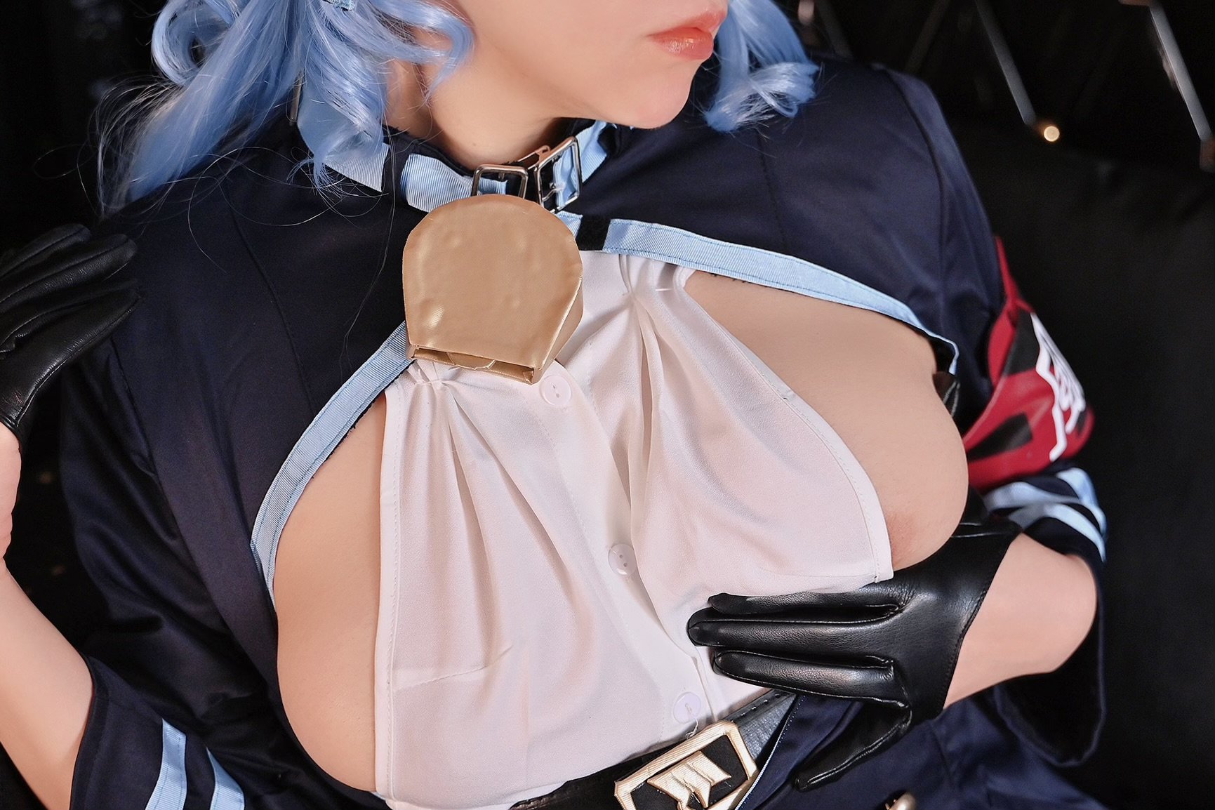林檎蜜紀] 蘋果蜜月妄想區vol.3 腋下乳房完全露出的豐滿大屁股迷你裙，什麼風紀！很快就墮入快樂的Blue Archive·天雨阿科的角色扮演 (Blue Archive)