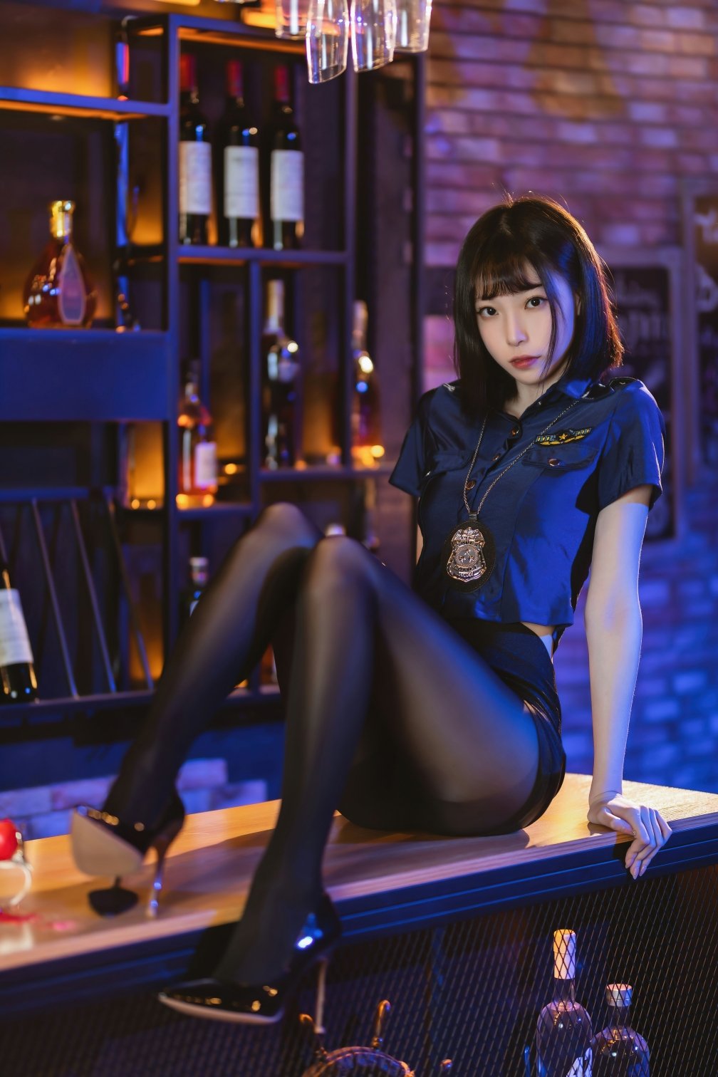 許嵐LAN NO.022 黒絲女J