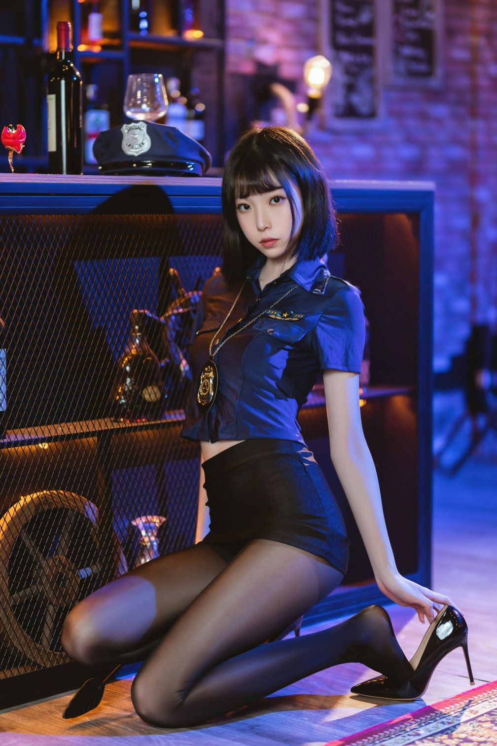 許嵐LAN NO.022 黒絲女J