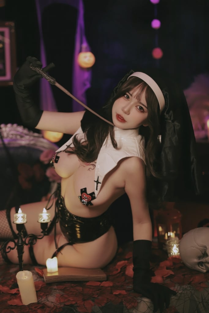 티나가 매우 요사스러워 - NO.06 할로윈 한정 수녀