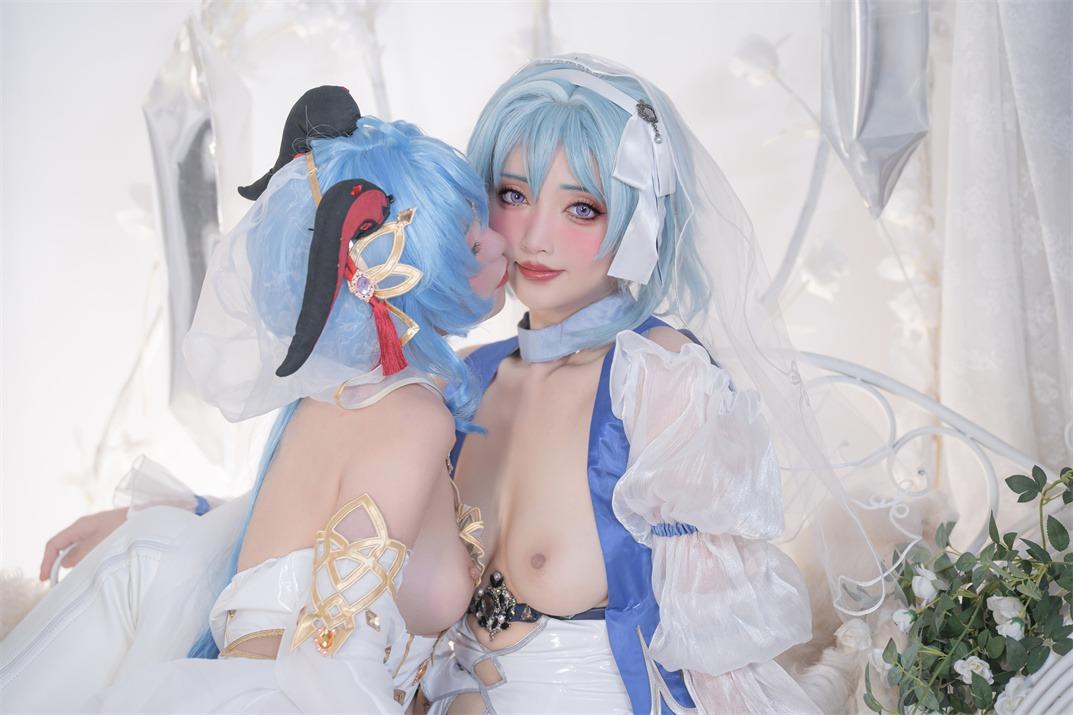 Miao Xiao Ji & Yun Shao - Genshin Impact Cô Dâu: Eula & Ganyu 90P