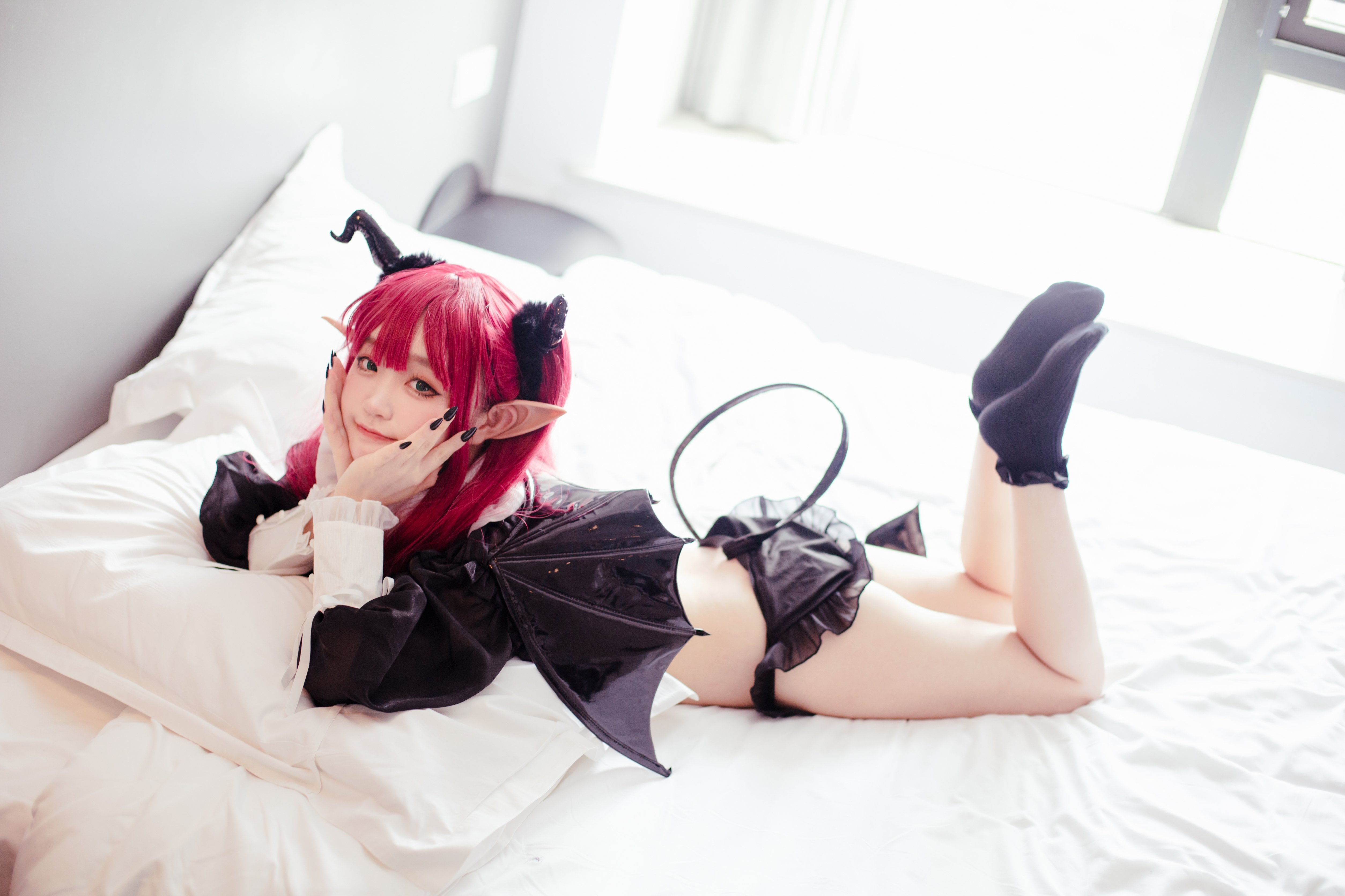 Kanzawa Eiri No.001 Succubus Liz Cosplay Photo Set 22P