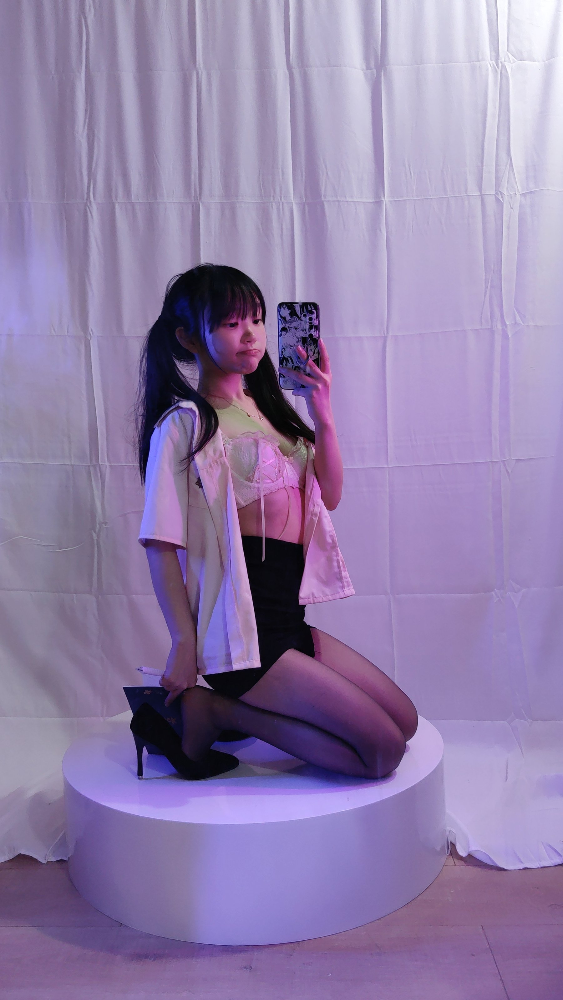 神沢永莉No.005双马尾黑丝班主任写真 72P1V