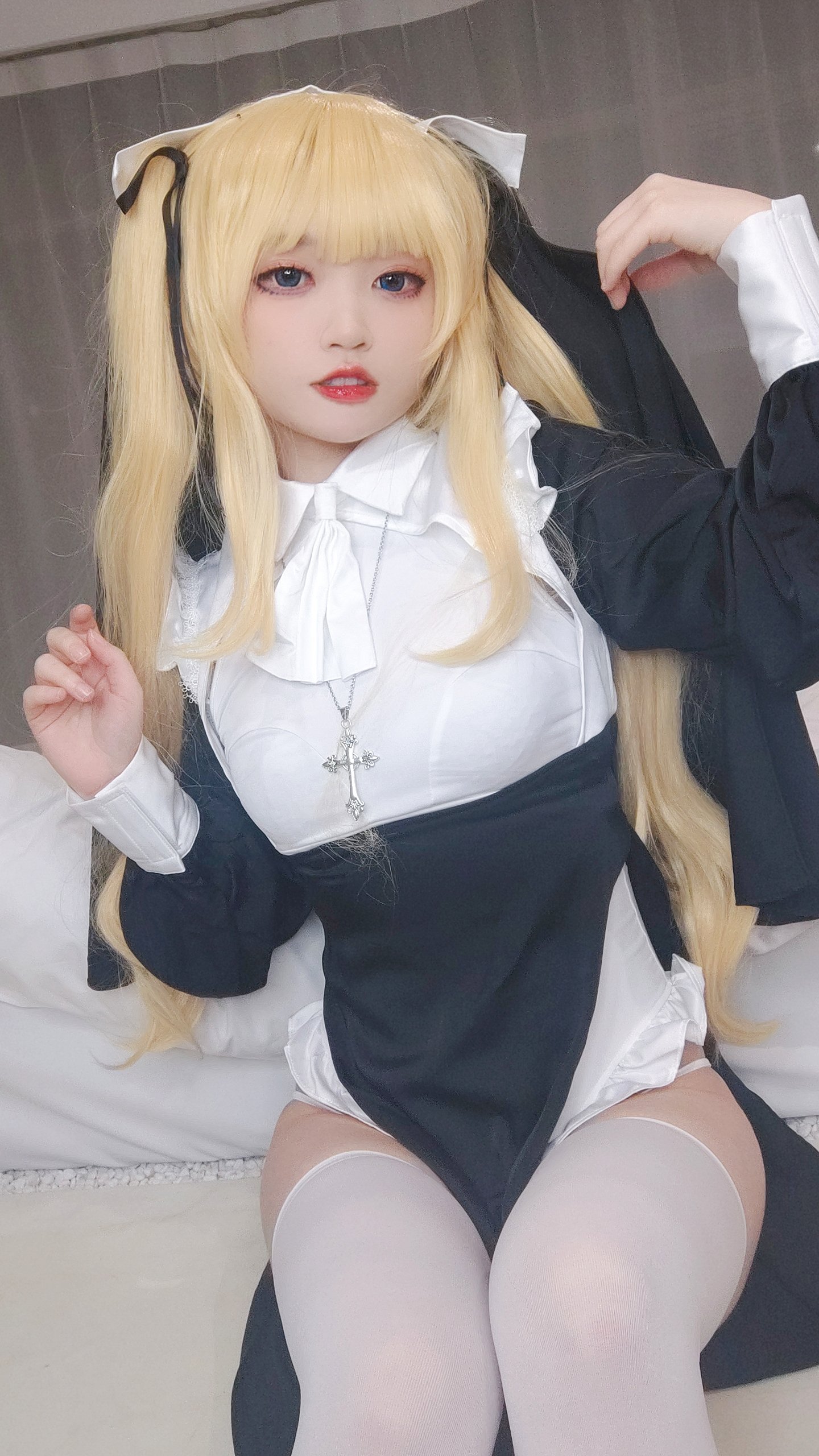 Kanzawa Eiri No.009 Eriri Nun Selfie Cosplay 155P