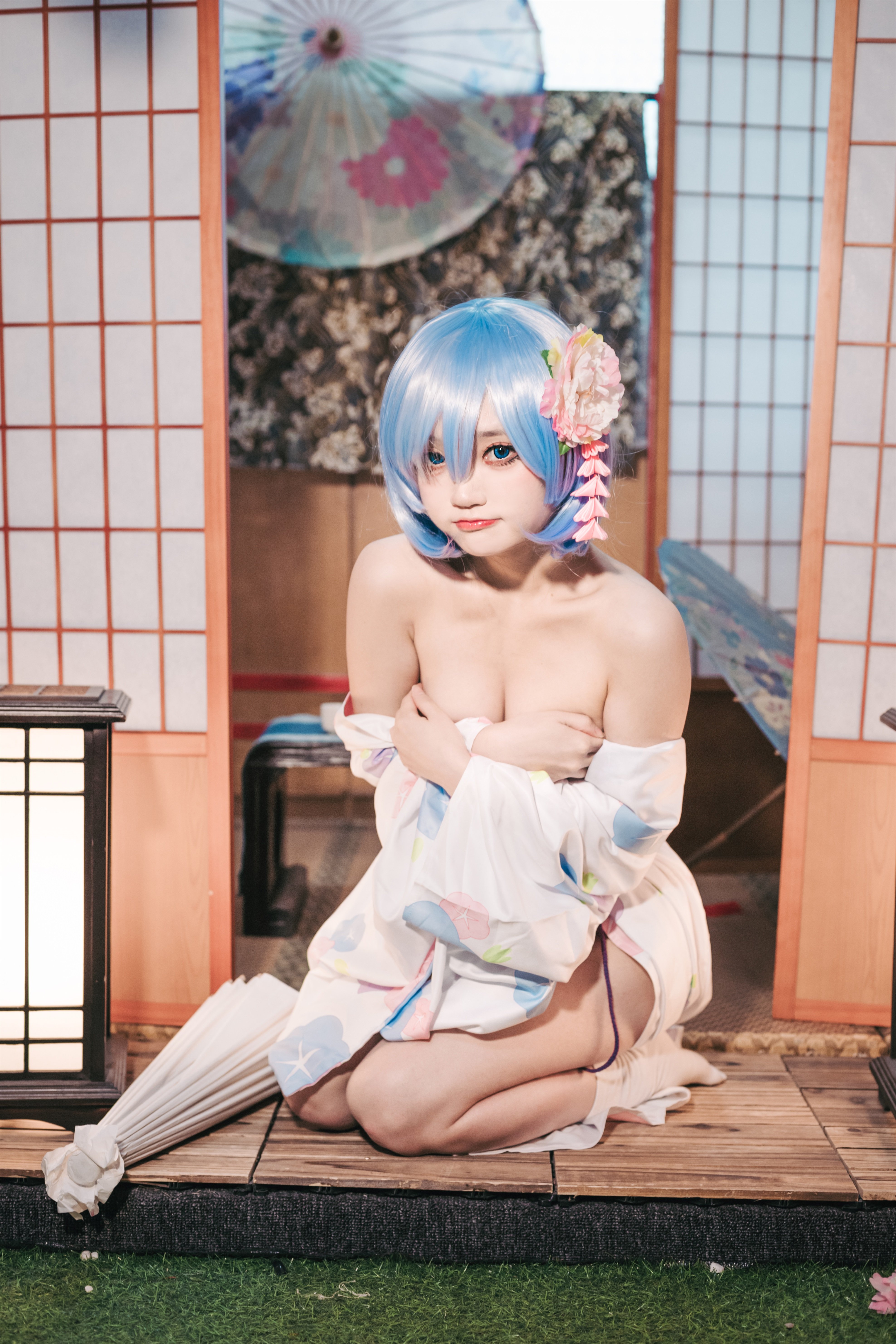 神沢永莉No.010蕾姆和风写真 47P