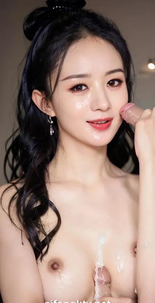 AI Nudes] [연예인 얼굴 바꿈] 대신 AI 합집 - 조예잉 3