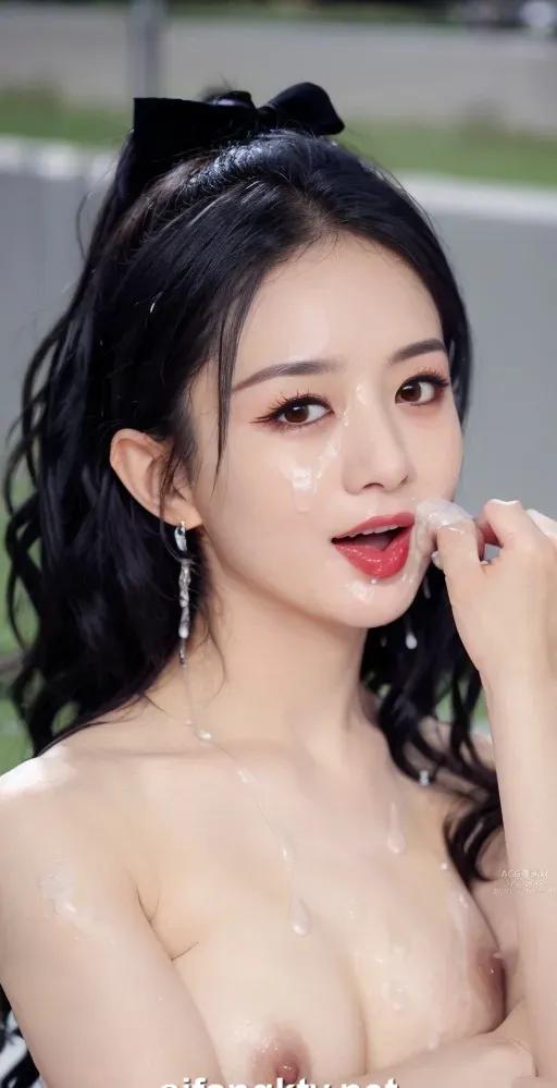 AI Nudes] [Sao đổi mặt] Bộ sưu tập AI Đại Thần - Triệu Lệ Dĩnh 3