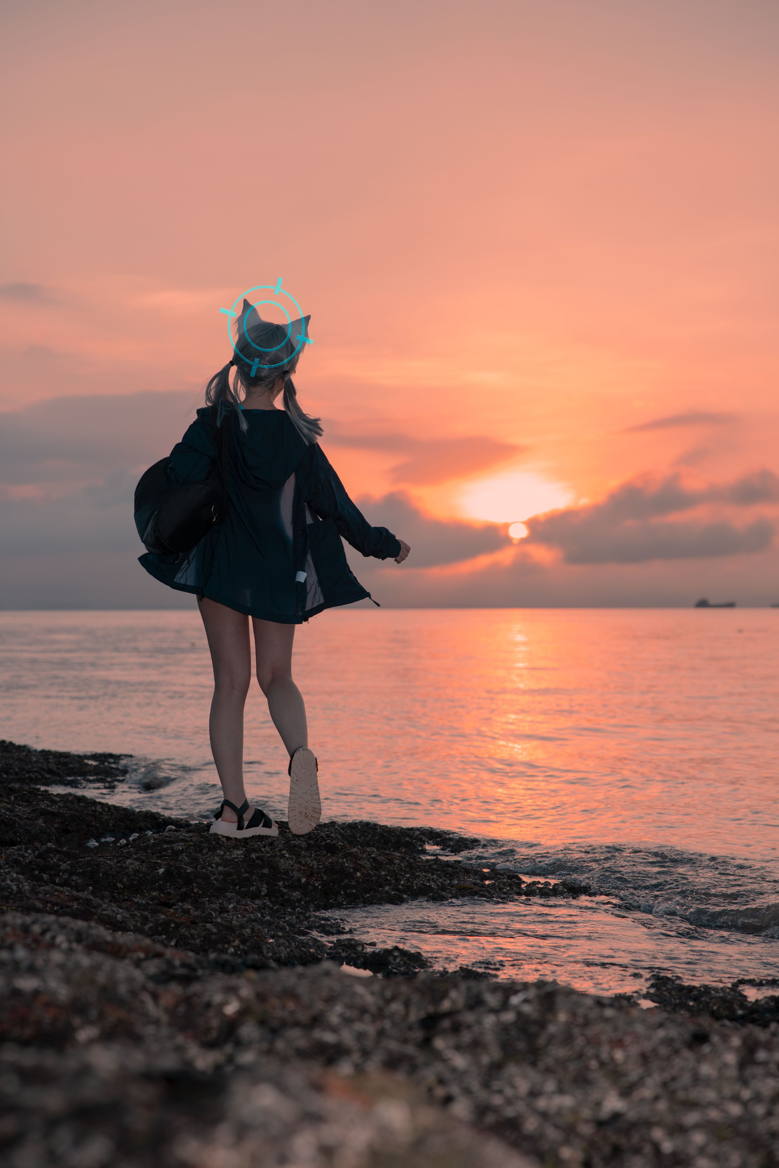 G44 Không Bị Thương Vol.075 Blue Archive Sa Lang Bạch Tử Đồ Bơi