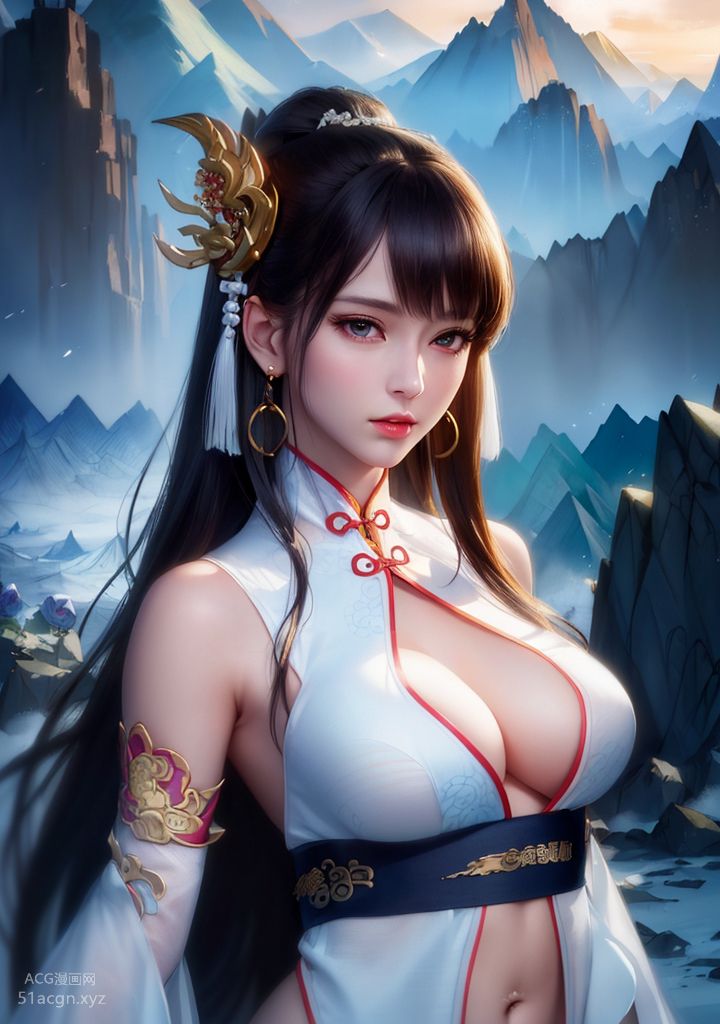 国風AI生成図精品合集 第一期 - 極致美顔美乳の少女【426P】 パート1