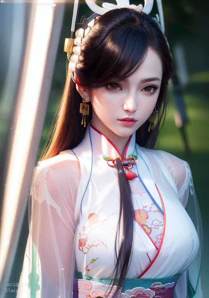 国风AI生成图精品合集 第一期-极致美颜美乳女孩【426P】 Part 1