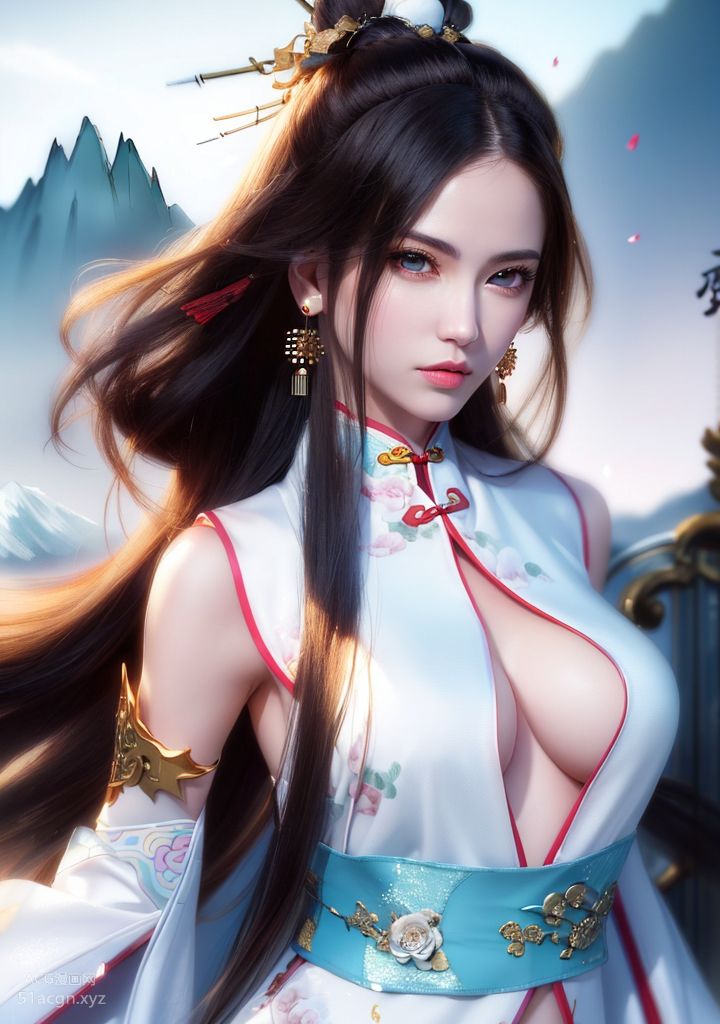国风AI生成图精品合集 第一期-极致美颜美乳女孩【426P】 Part 2