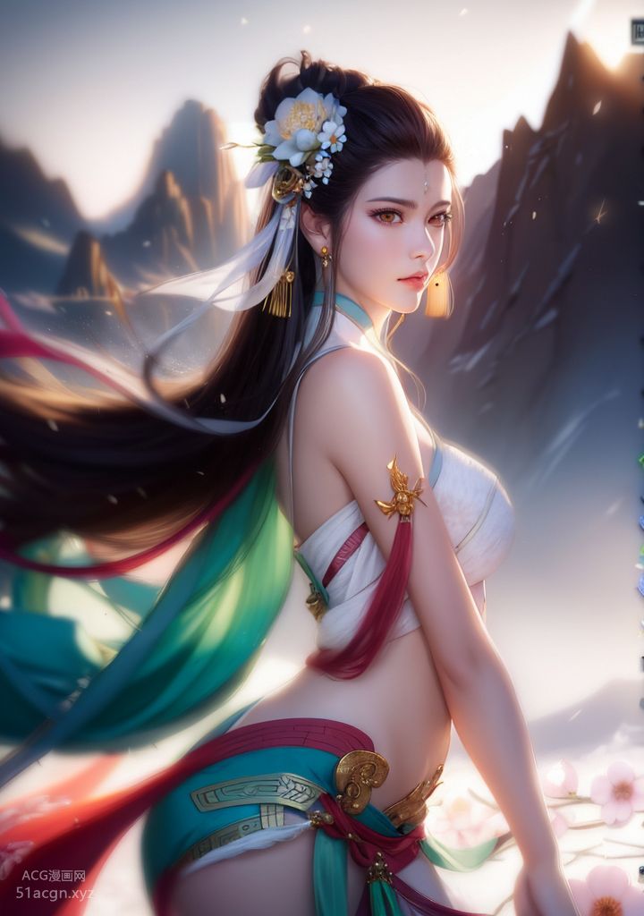 国风AI生成图精品合集 第一期-极致美颜美乳女孩【426P】 Part 2