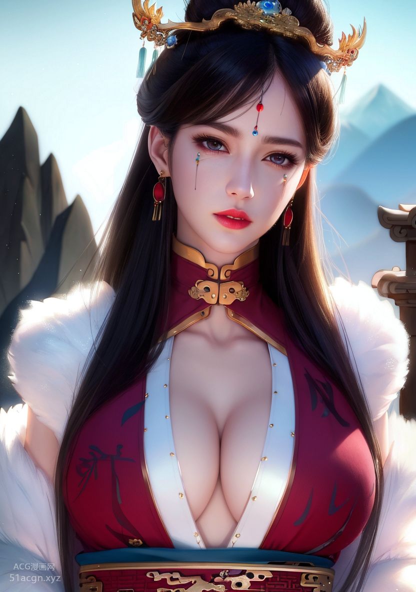 国风AI生成图精品合集 第一期-极致美颜美乳女孩【426P】 Part 2