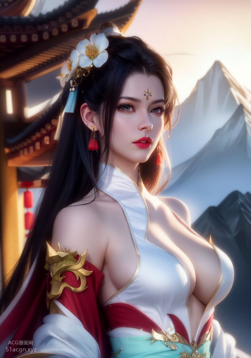 国风AI生成图精品合集 第一期-极致美颜美乳女孩【426P】 Part 2