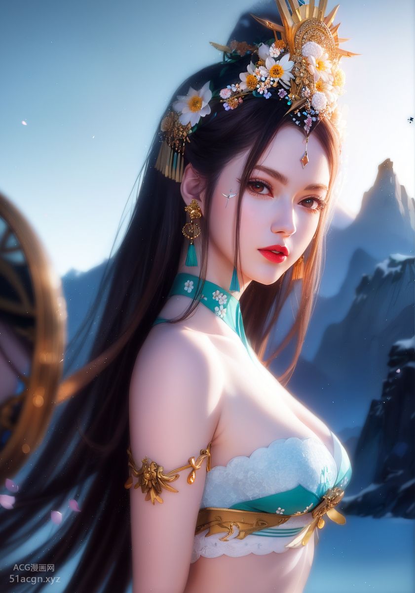 国风AI生成图精品合集 第一期-极致美颜美乳女孩【426P】 Part 2