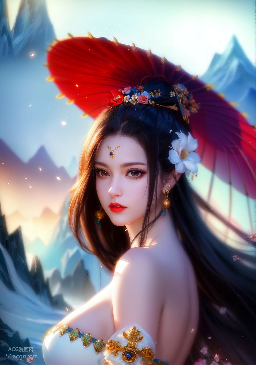国风AI生成图精品合集 第一期-极致美颜美乳女孩【426P】 Part 3