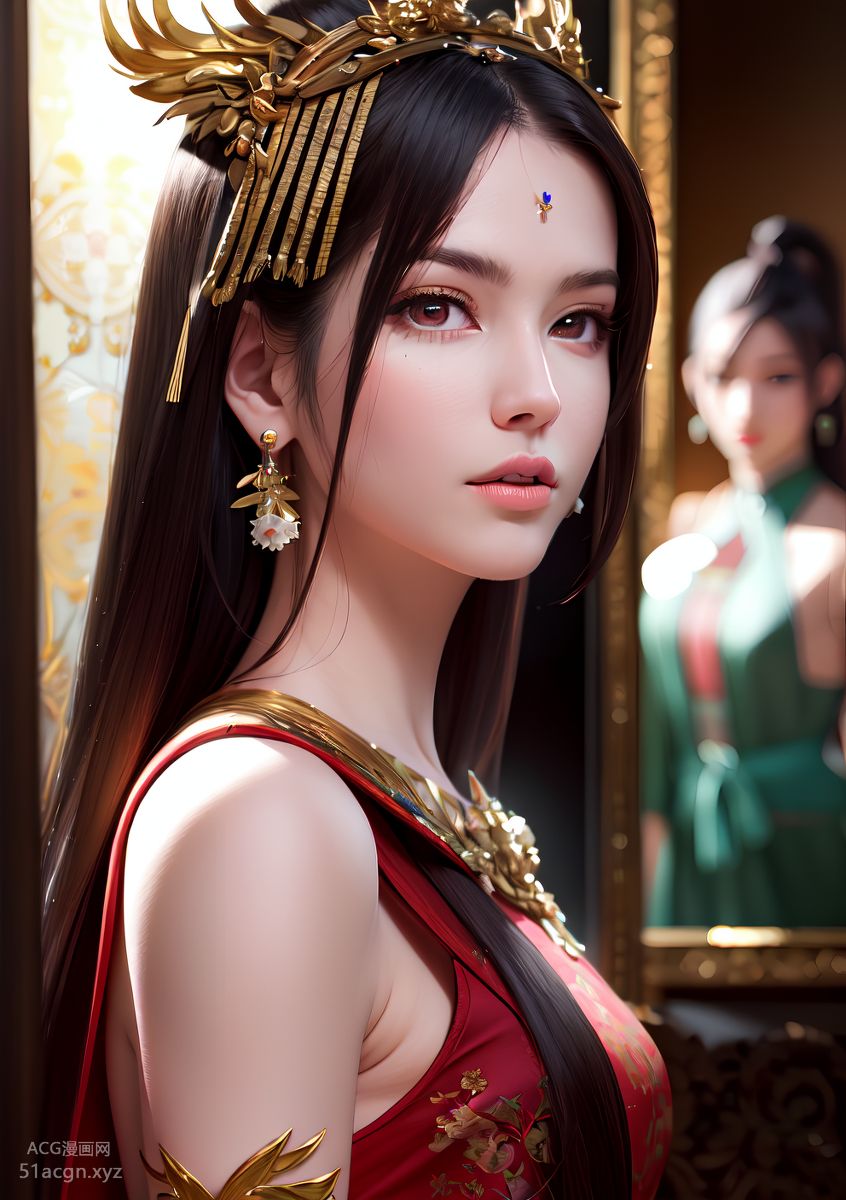 國風AI生成圖精品合集 第一期-極致美顏美乳女孩【426P】