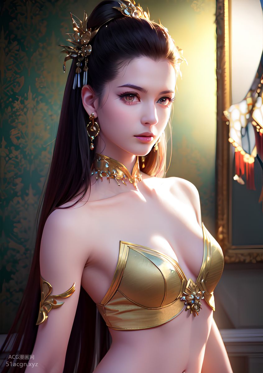 國風AI生成圖精品合集 第一期-極致美顏美乳女孩【426P】