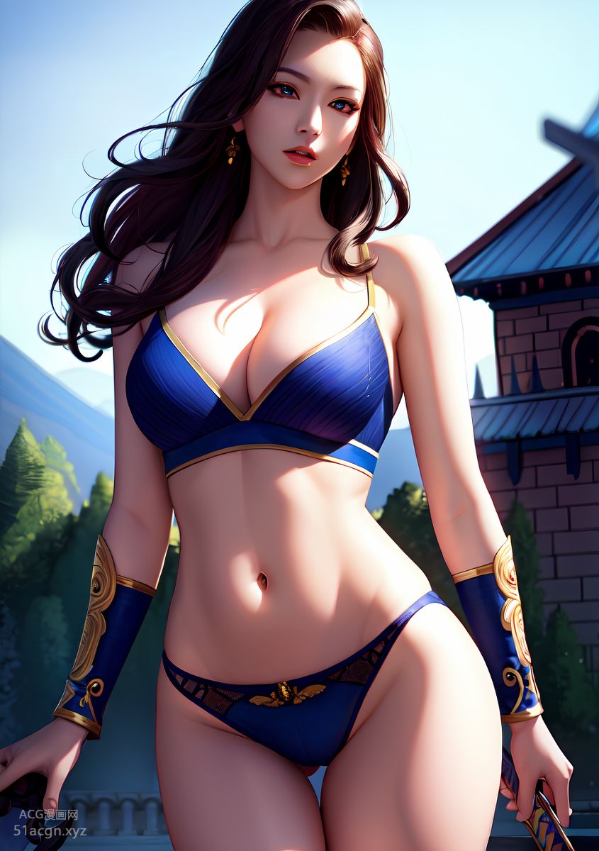 National Style AI-Generated Images Premium Collection, First Issue - Ultimate Beautiful Face and Breasts Girl [426P