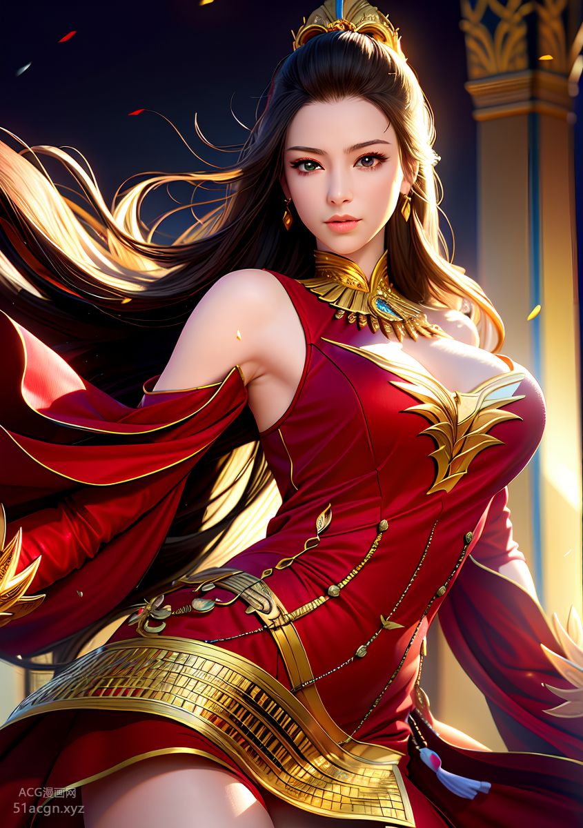 国风AI生成图精品合集 第一期-极致美颜美乳女孩【426P】