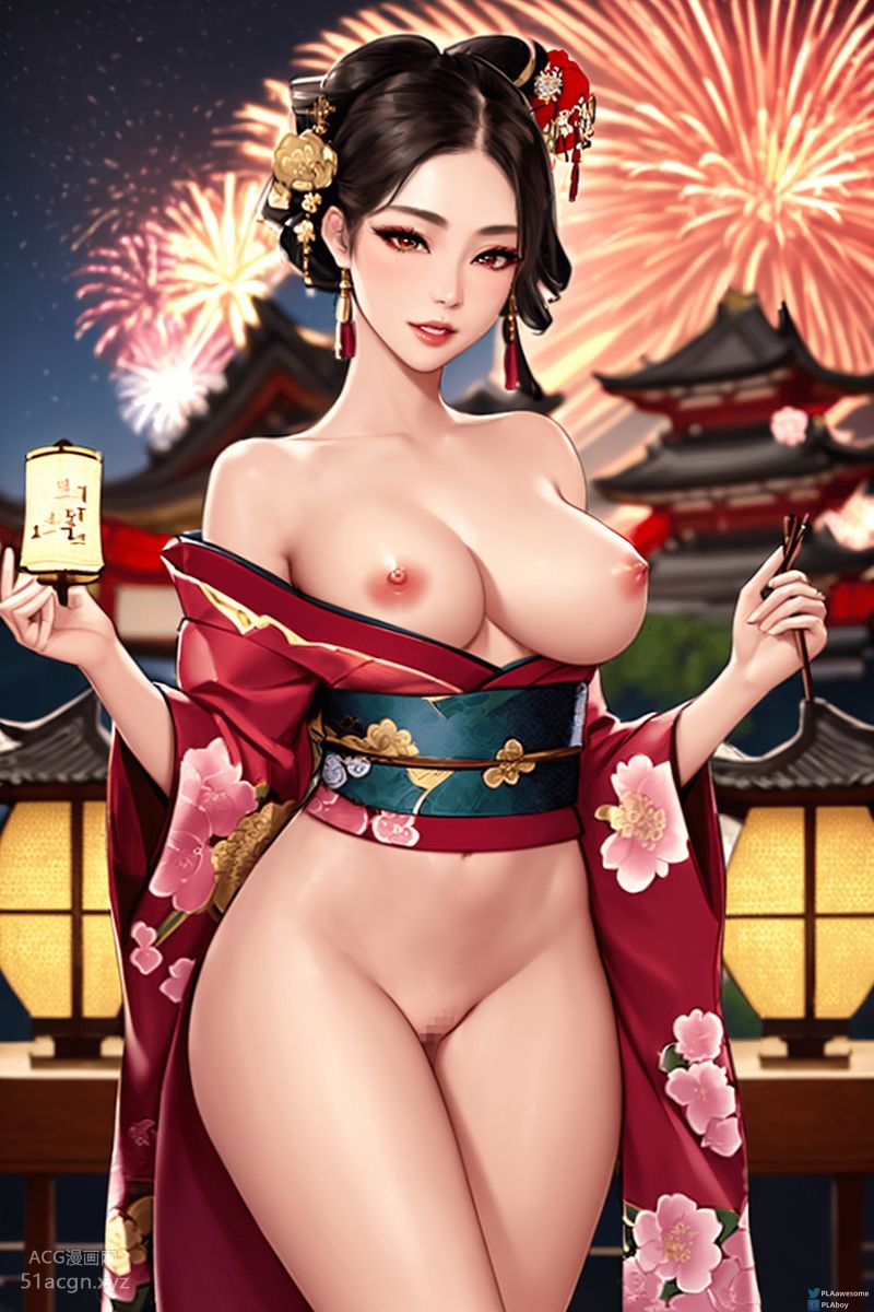 Guofeng AI-Generated Image Premium Collection, Second Edition: Kimono + Hanfu + Qipao Style [1103P] Part 10