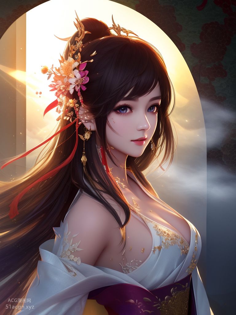 Guofeng AI-Generated Image Premium Collection, Second Edition: Kimono + Hanfu + Qipao Style [1103P] Part 10