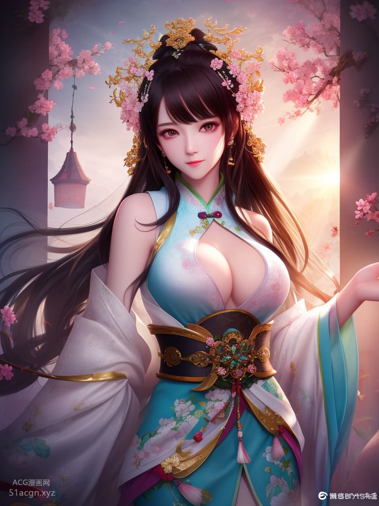 Guofeng AI-Generated Image Premium Collection, Second Edition: Kimono + Hanfu + Qipao Style [1103P] Part 10