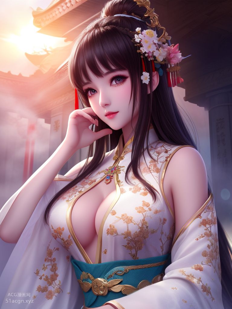 Guofeng AI-Generated Image Premium Collection, Second Edition: Kimono + Hanfu + Qipao Style [1103P] Part 10