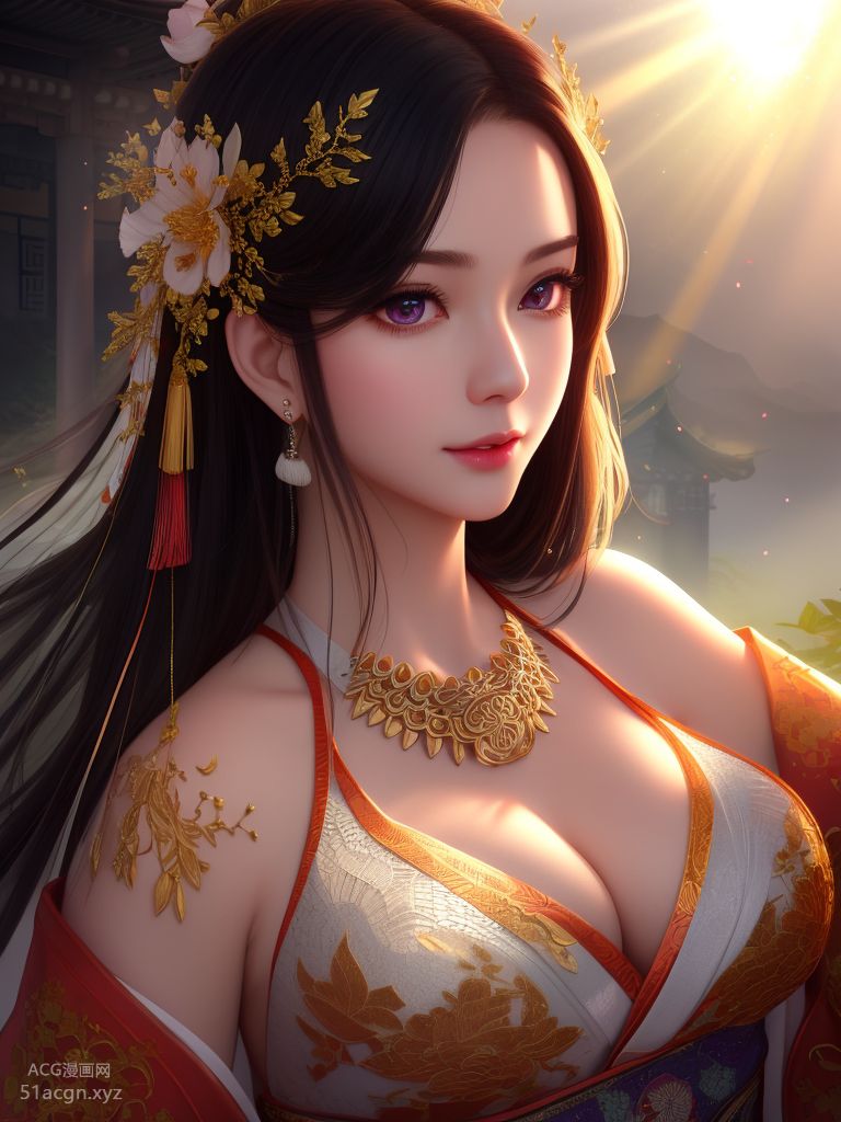 Guofeng AI-Generated Image Premium Collection, Second Edition: Kimono + Hanfu + Qipao Style [1103P] Part 10