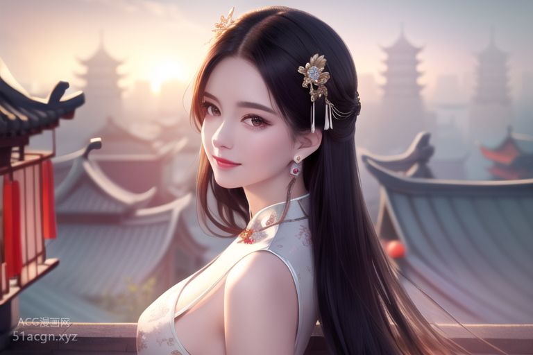 Bộ sưu tập ảnh AI tạo phong cách quốc gia cao cấp - Phần thứ hai: Kimono + Hán phục + Kỳ bào phong [1103P] Phần 2