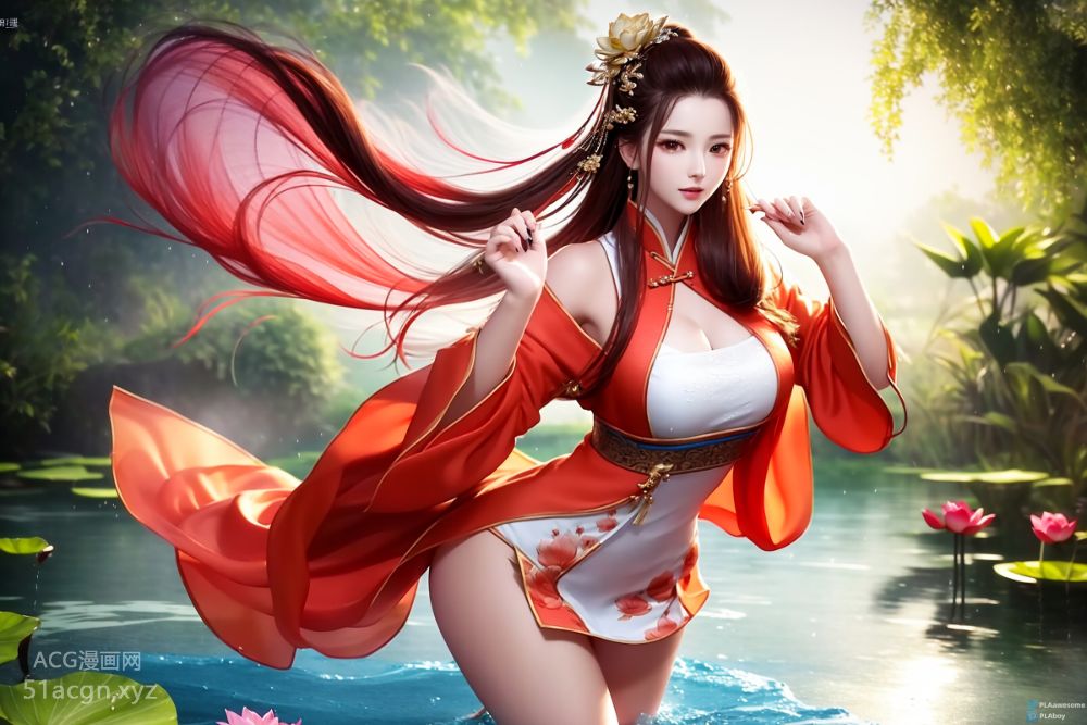 Bộ sưu tập ảnh AI tạo phong cách quốc gia cao cấp - Phần thứ hai: Kimono + Hán phục + Kỳ bào phong [1103P] Phần 2