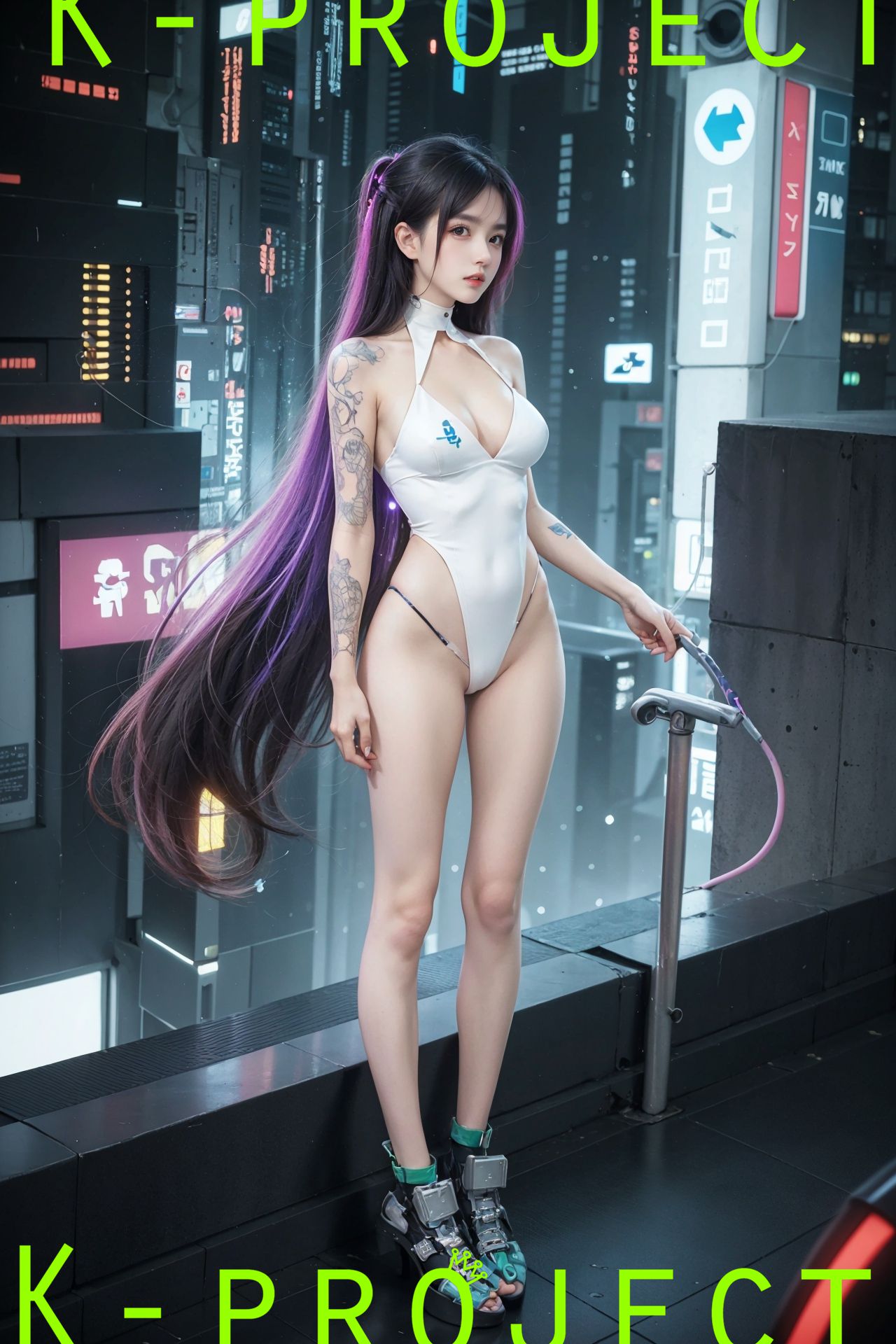 賽博朋克少女 Cyberpunk