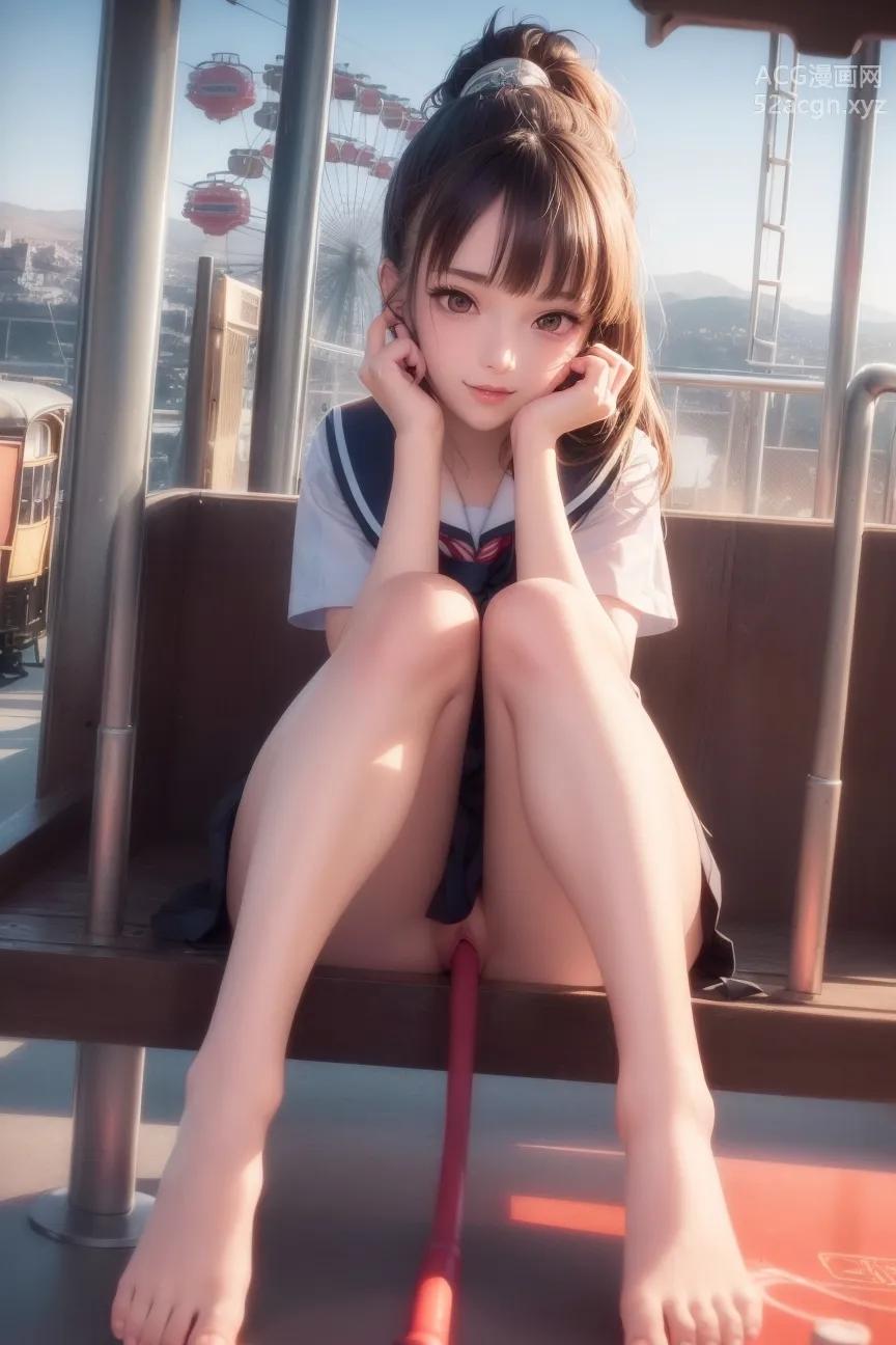 妹妹在遊樂場用力掰開嫩穴[AI繪畫] Nico33