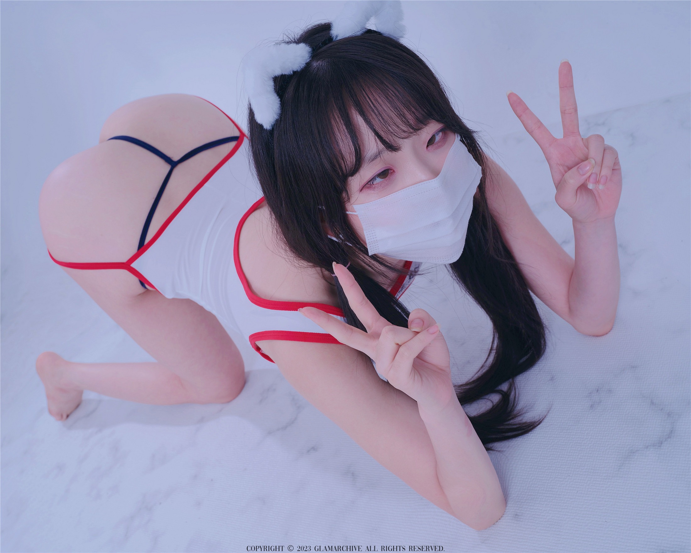 GlamARchive] 백 설 탕 - 앞 슬릿 하이레그 42P