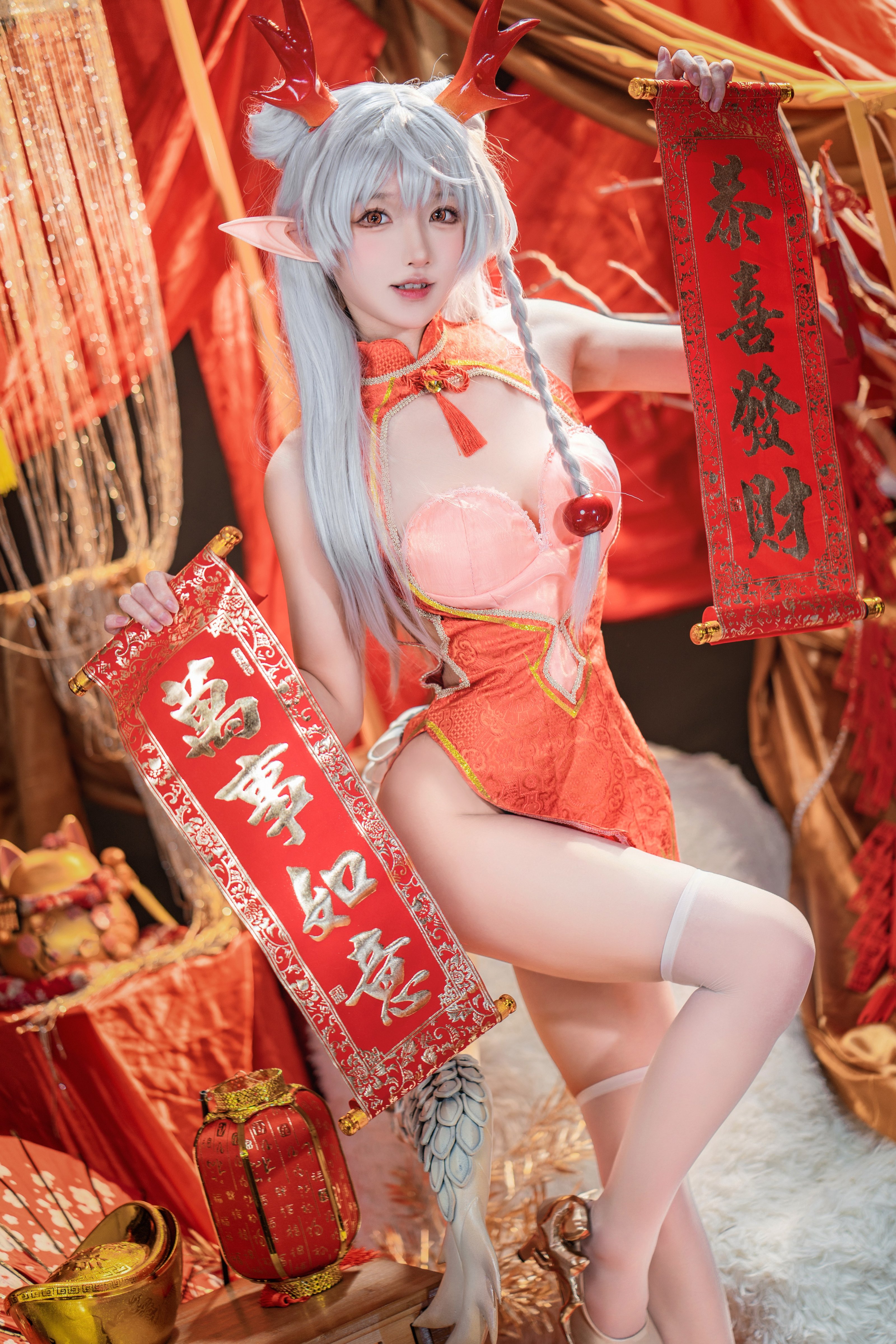 อาเปาก็เป็นกระต่ายนาง] ภาพอวยพรตรุษจีน หลง妹
