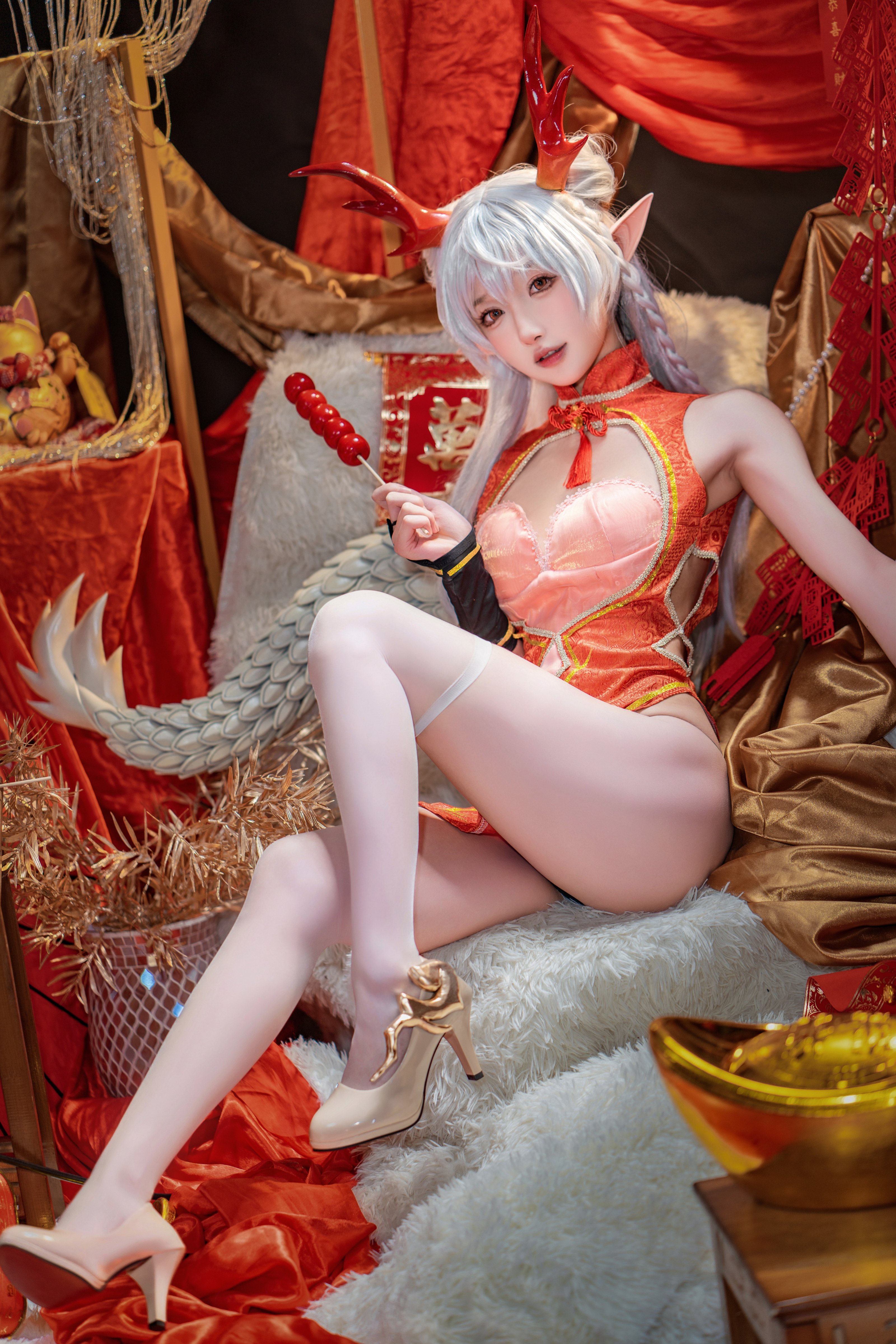 อาเปาก็เป็นกระต่ายนาง] ภาพอวยพรตรุษจีน หลง妹