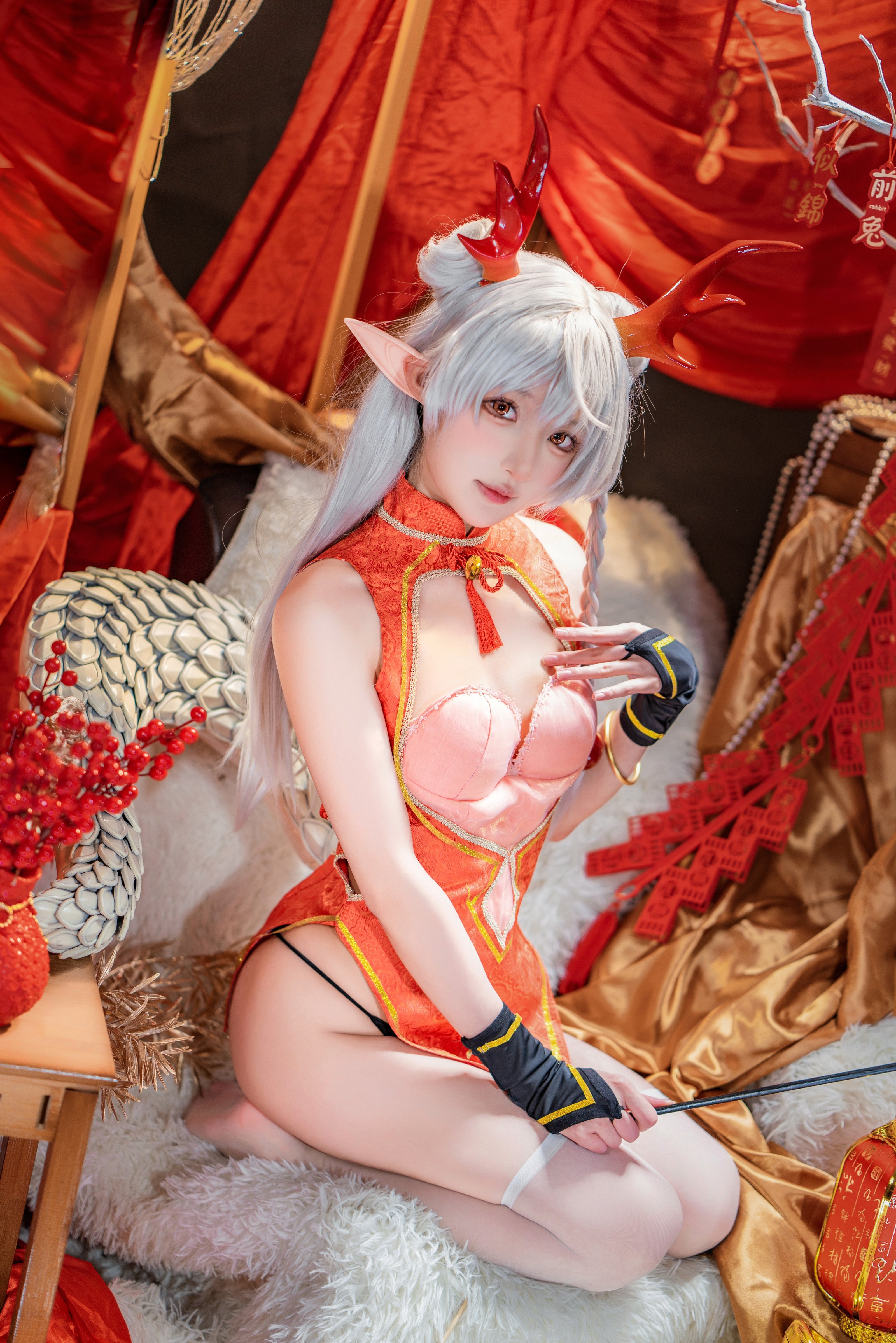 อาเปาก็เป็นกระต่ายนาง] ภาพอวยพรตรุษจีน หลง妹