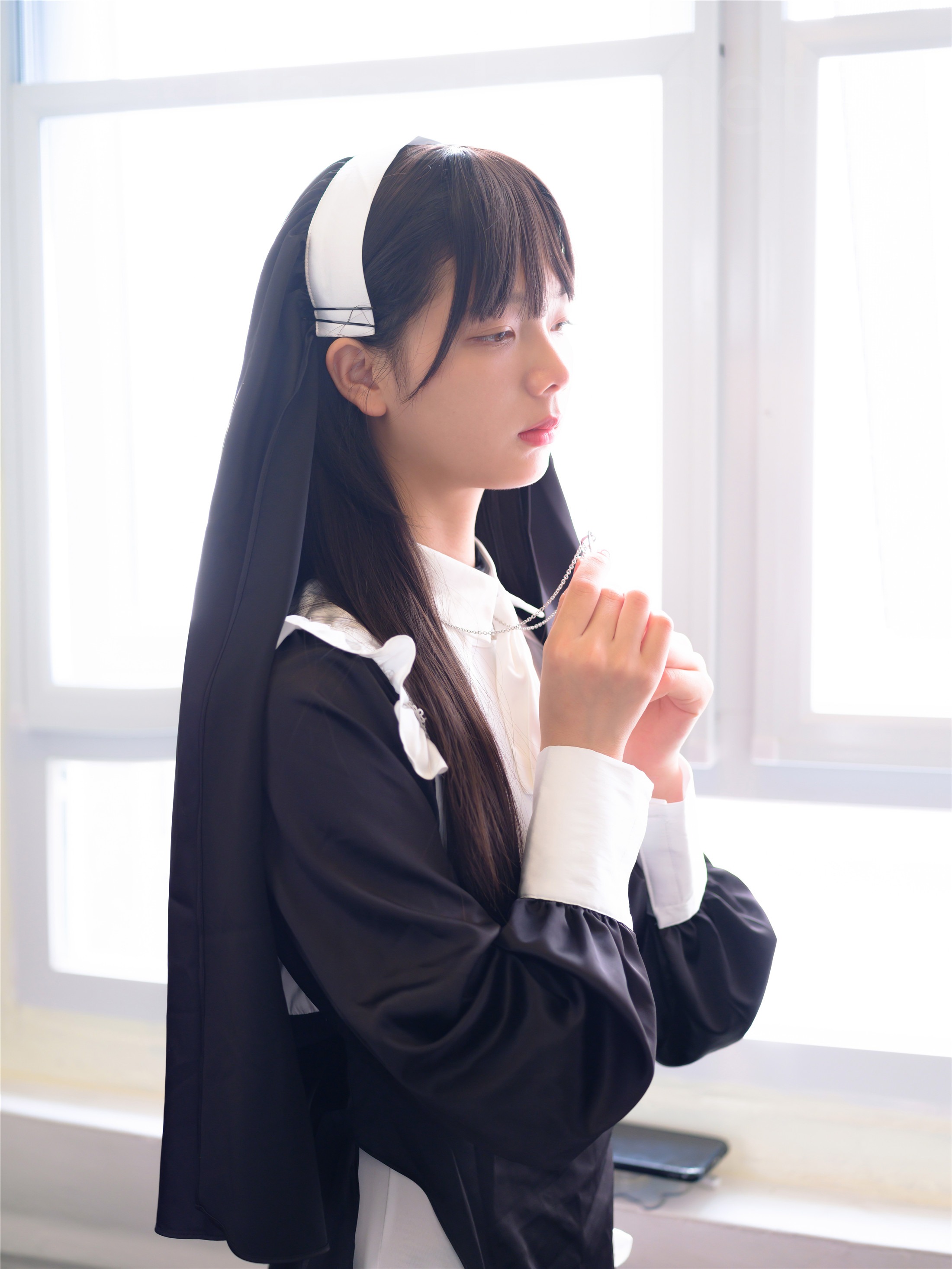 Akanishi Yeye 修女 cosplay フォトセット 89P