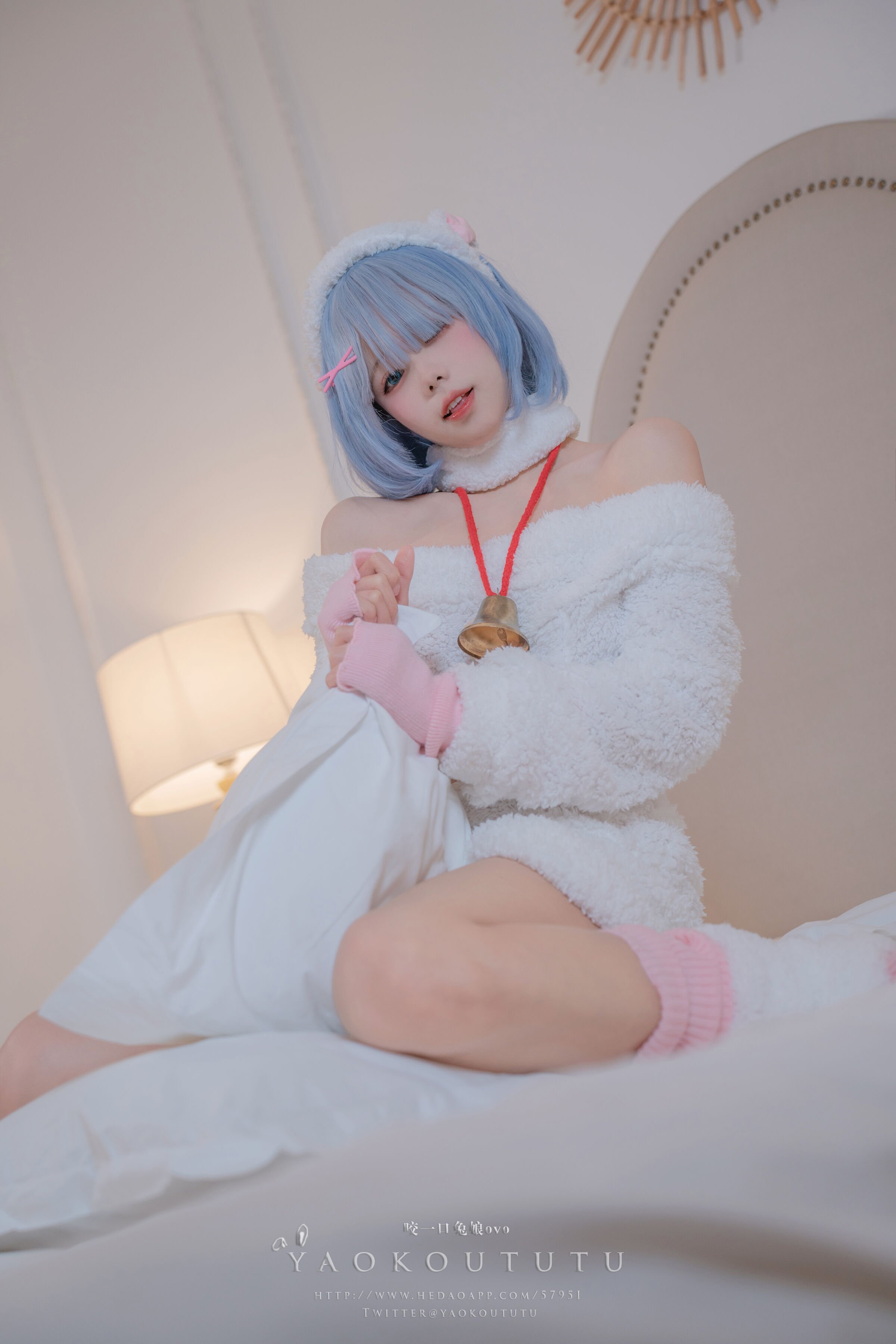 Coser黏黏团子兔 特典 蕾姆咩咩