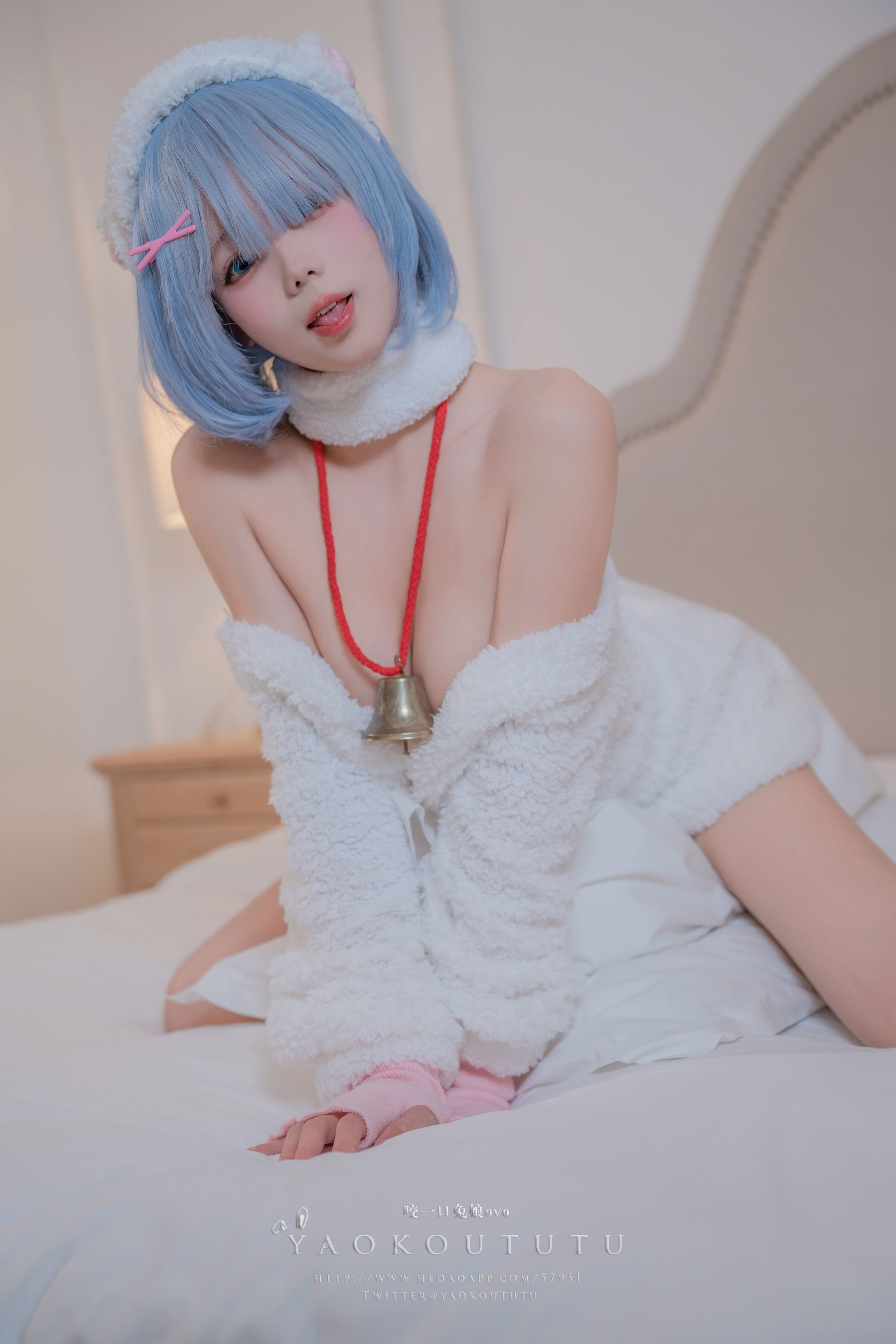 Coser黏黏团子兔 特典 蕾姆咩咩