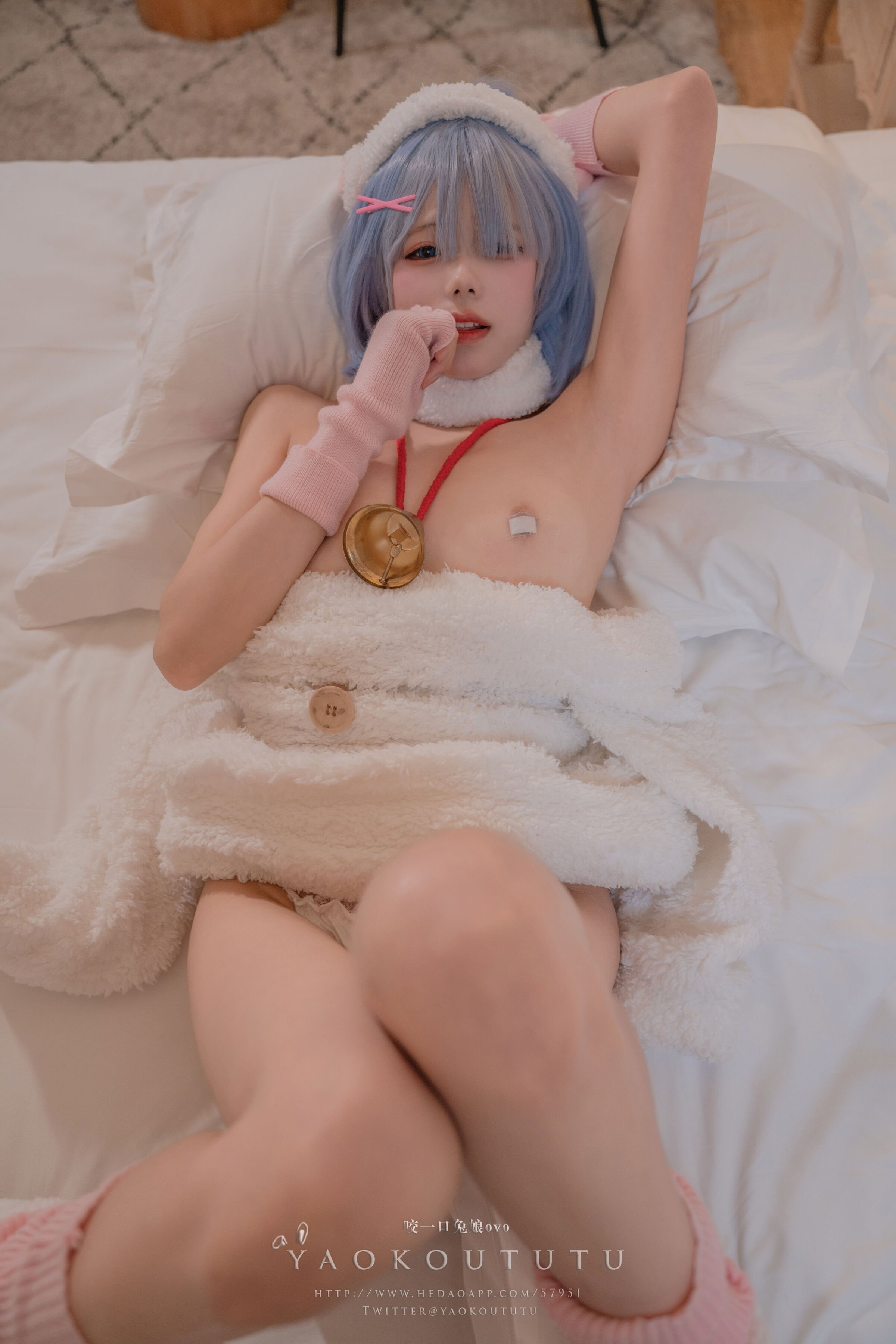 Coser黏黏团子兔 特典 蕾姆咩咩