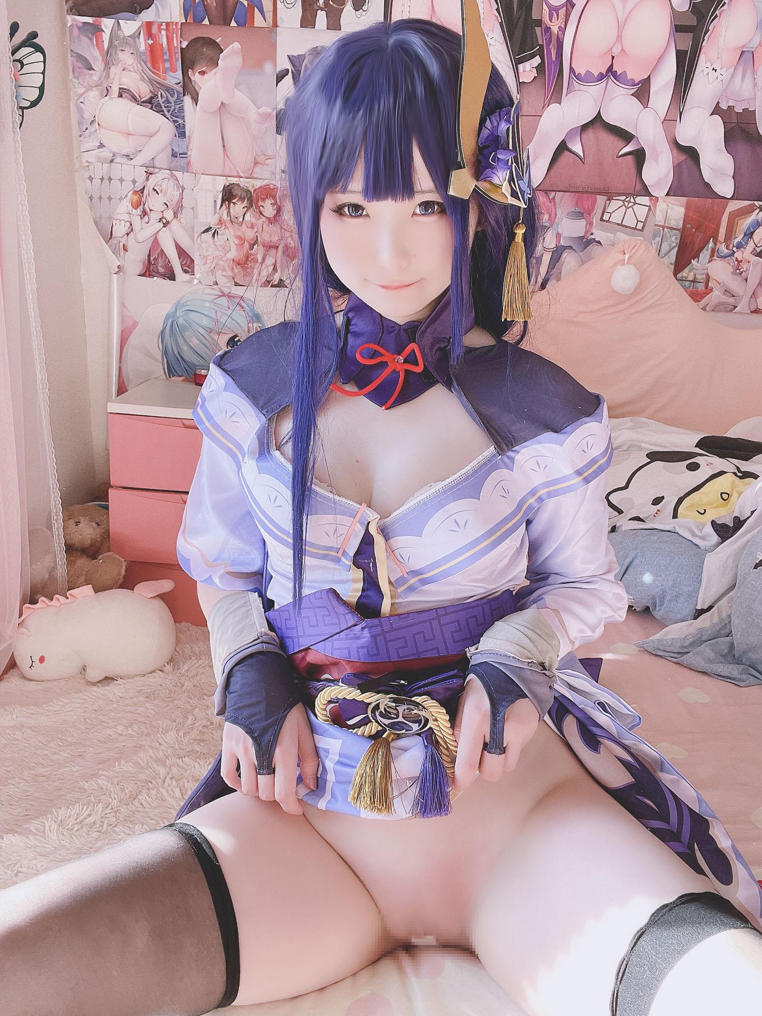 Coser Tập Đần Đần - Genshin Raiden Shogun