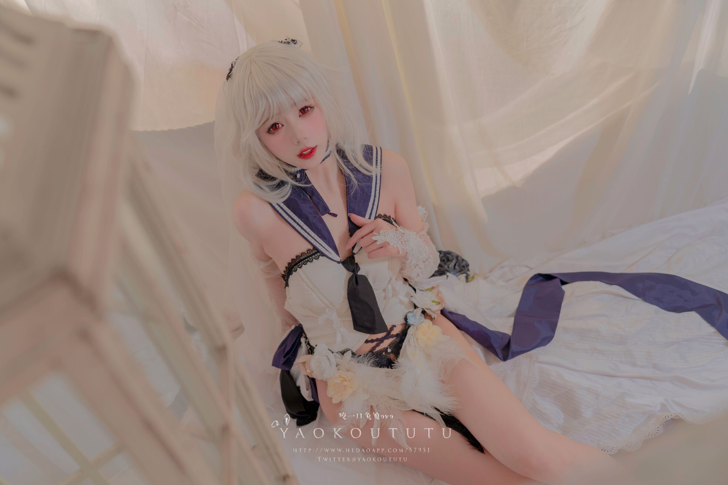กัดหนึ่งคำกระต่ายสาว ovo การแต่งหน้าของคุณหนู-เควี