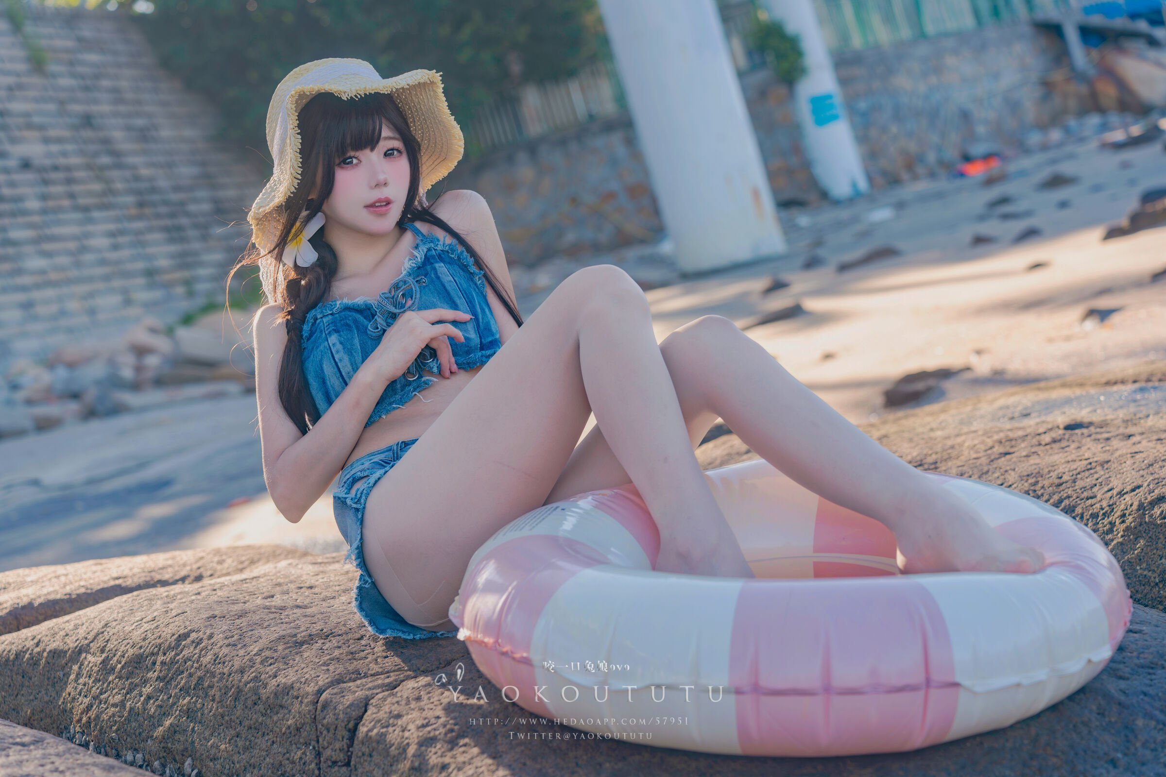 咬一口兔娘ovo 海の夏日