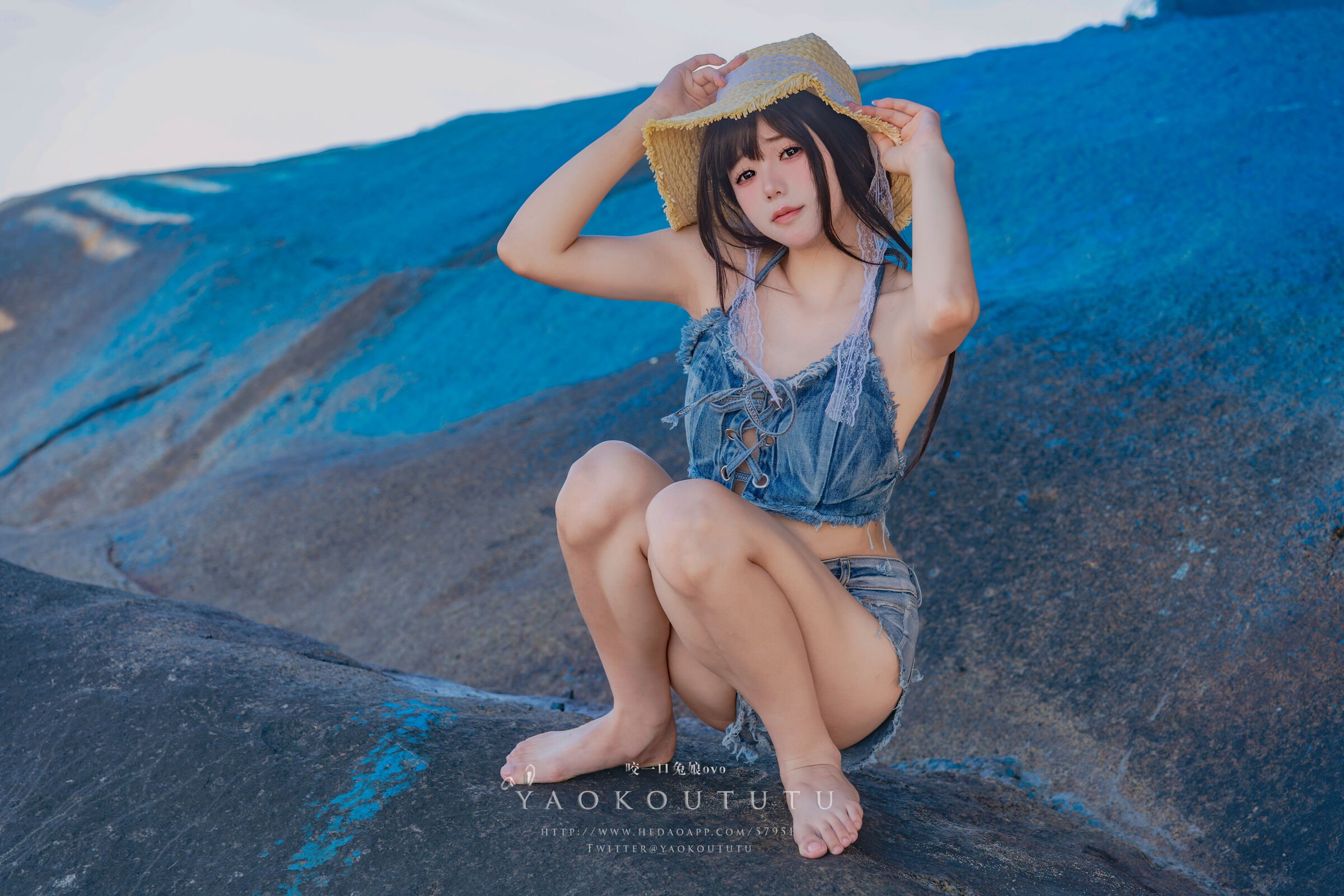 咬一口兔娘ovo 海の夏日