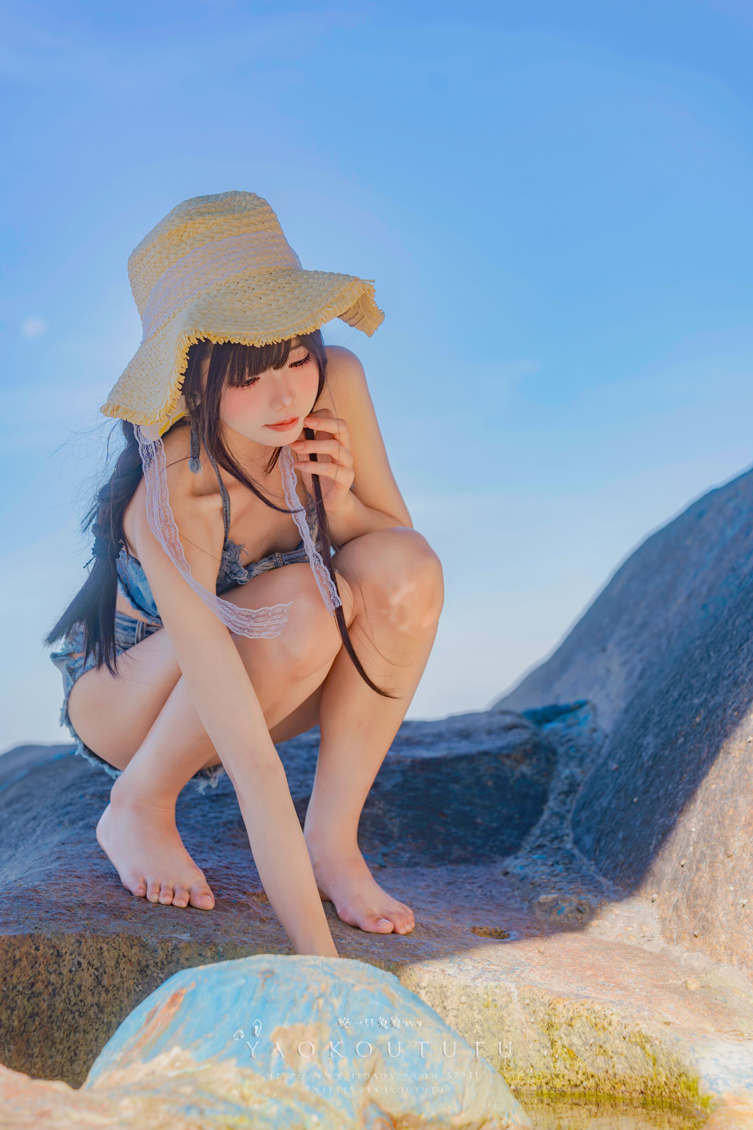咬一口兔娘ovo 海の夏日
