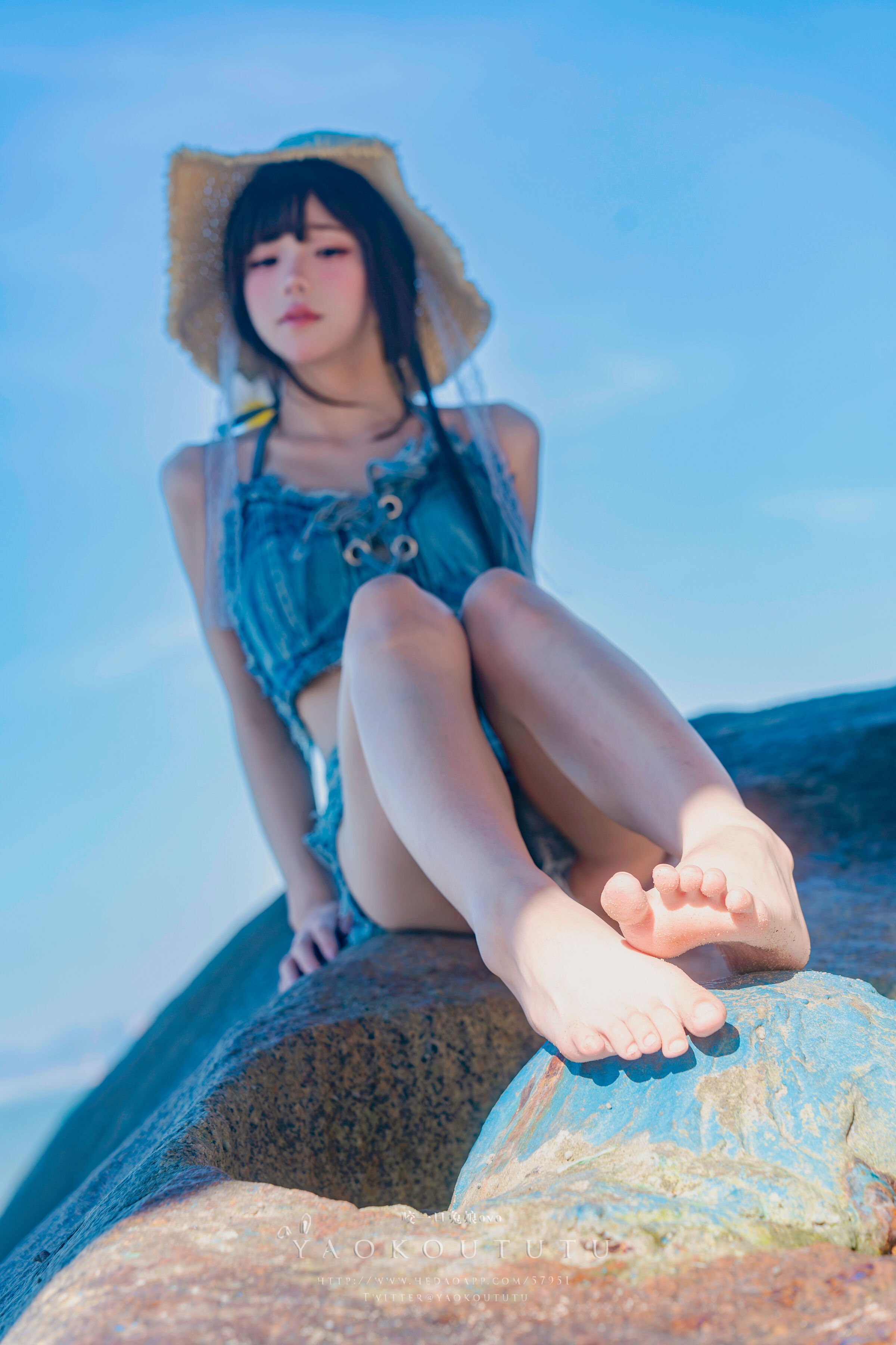 咬一口兔娘ovo 海の夏日